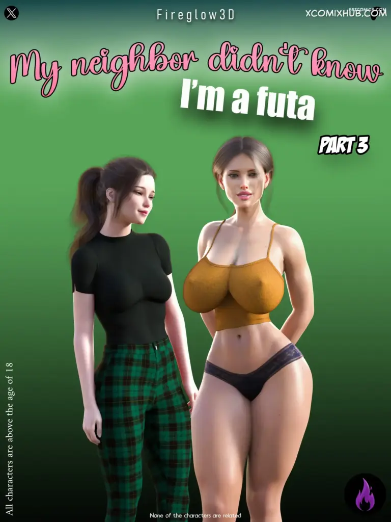 my neighbor didn t know i m a futa chapter 3 fireglow3d 001