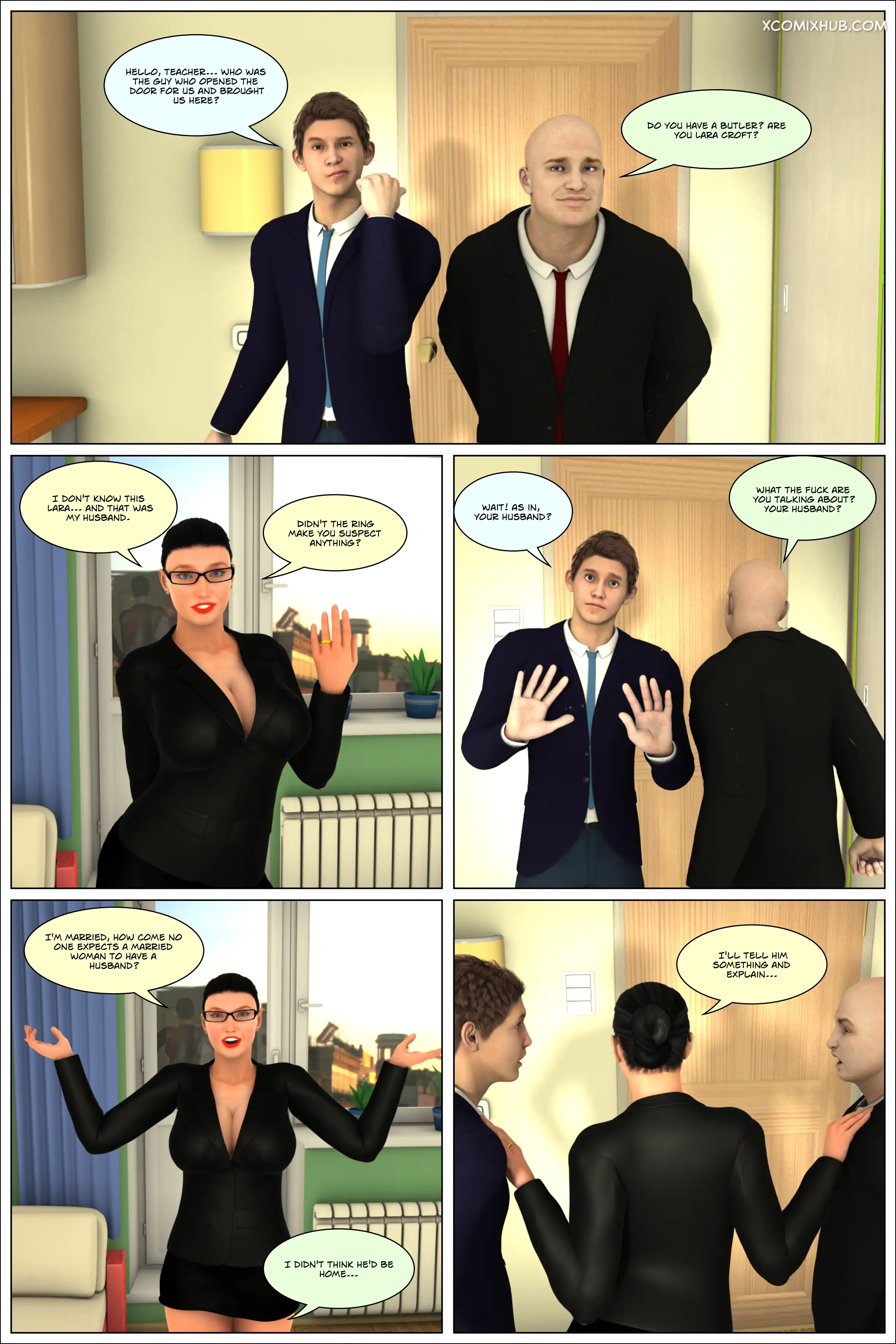 Samantha Chapter 8 Home Visit Giginho 001 Comic Page 1