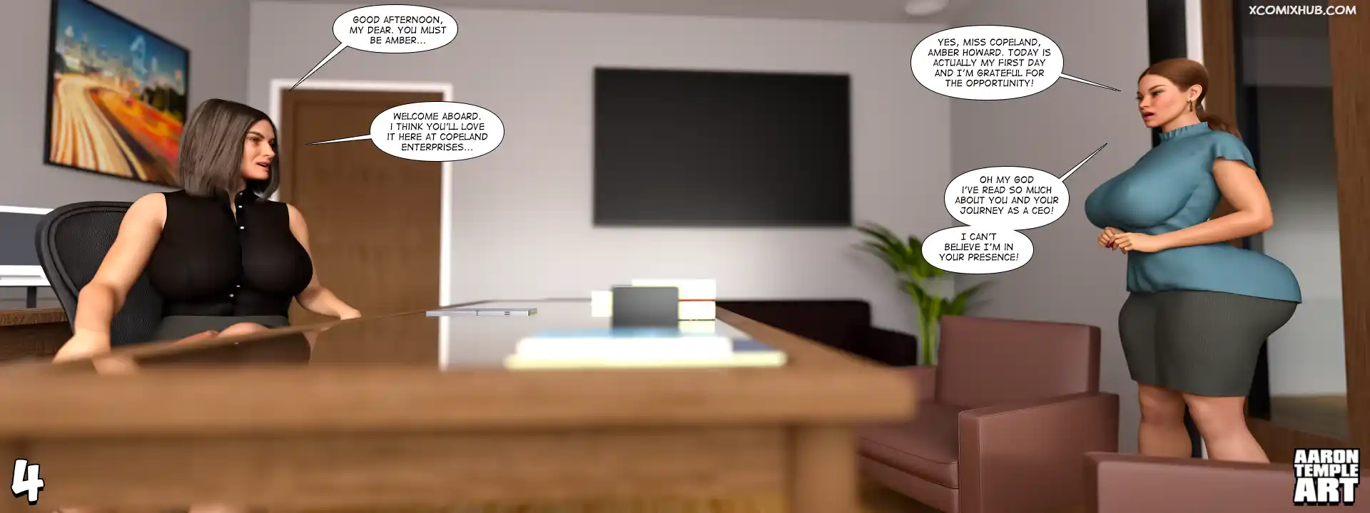 My Boss Is Hung Chapter 2 Aarontempleart 006 Page 6 My Boss Is Hung Chapter 2 Aarontempleart 006 Comic Page 6