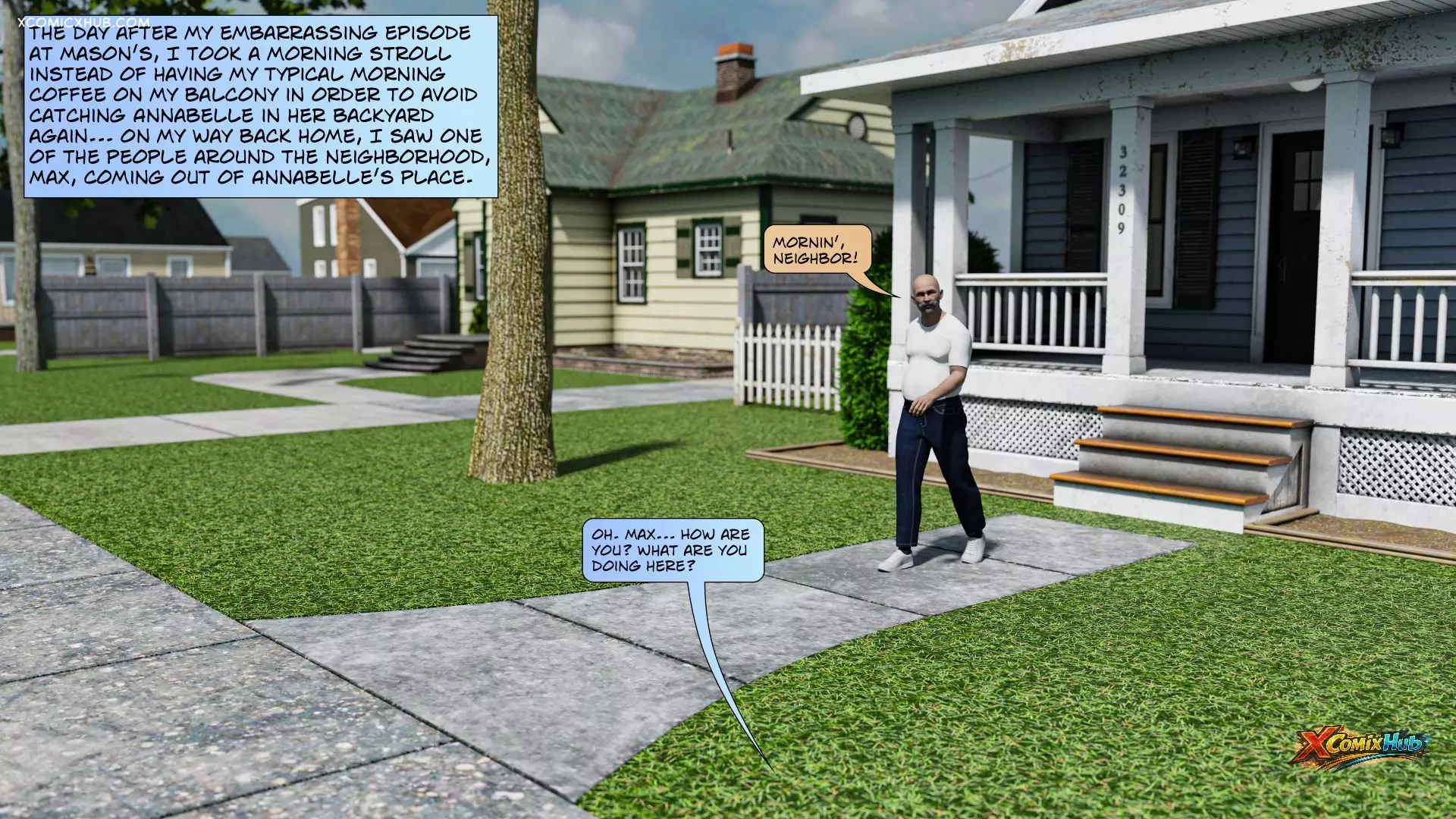 The New Neighbors Chapter 4 Antalore42 002 Page 2 The New Neighbors Chapter 4 Antalore42 002 Comic Page 2