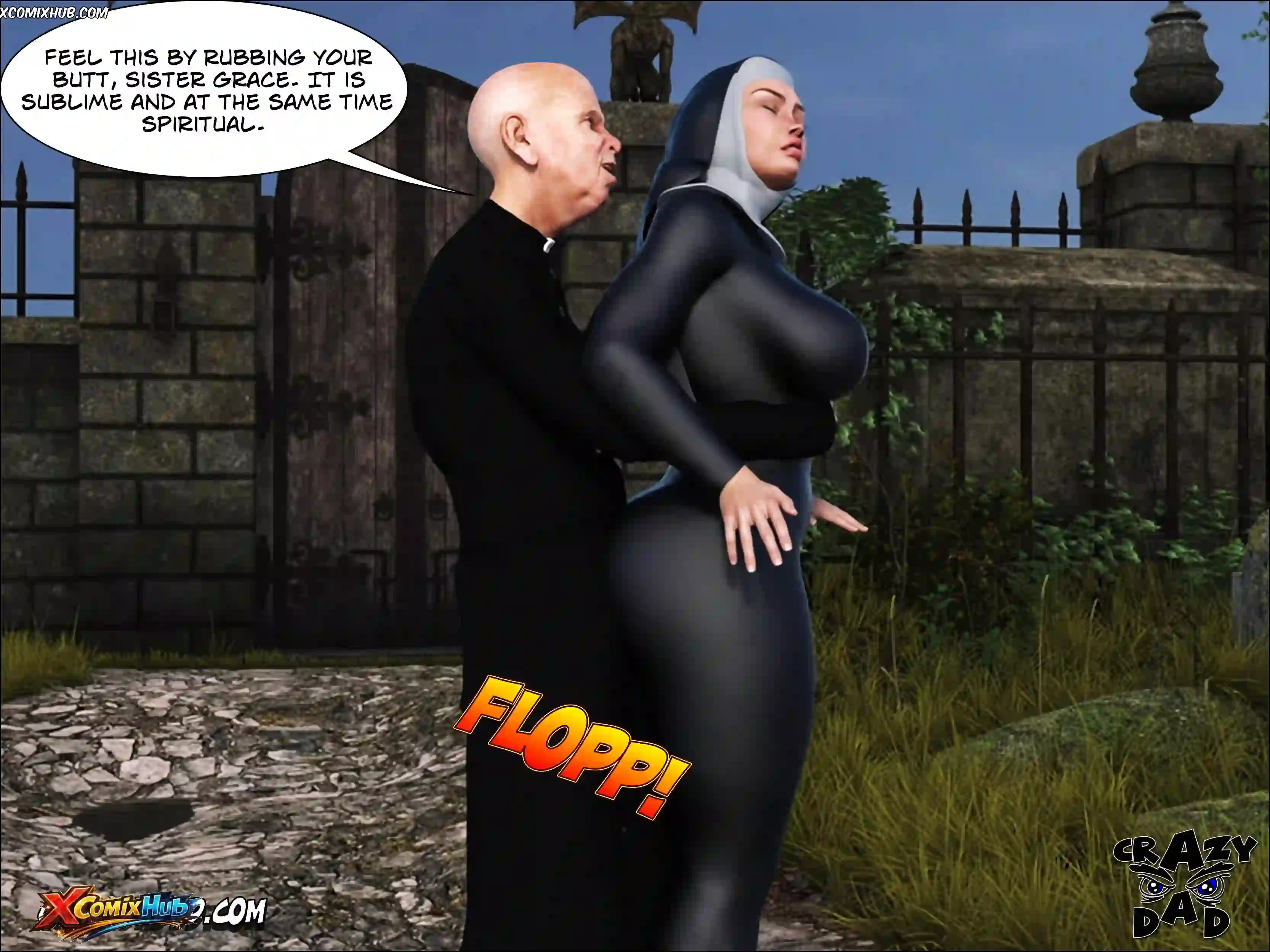 Sister Grace Chapter 3 Crazydad3d 010 Page 10 Sister Grace Chapter 3 Crazydad3d 010 Comic Page 10