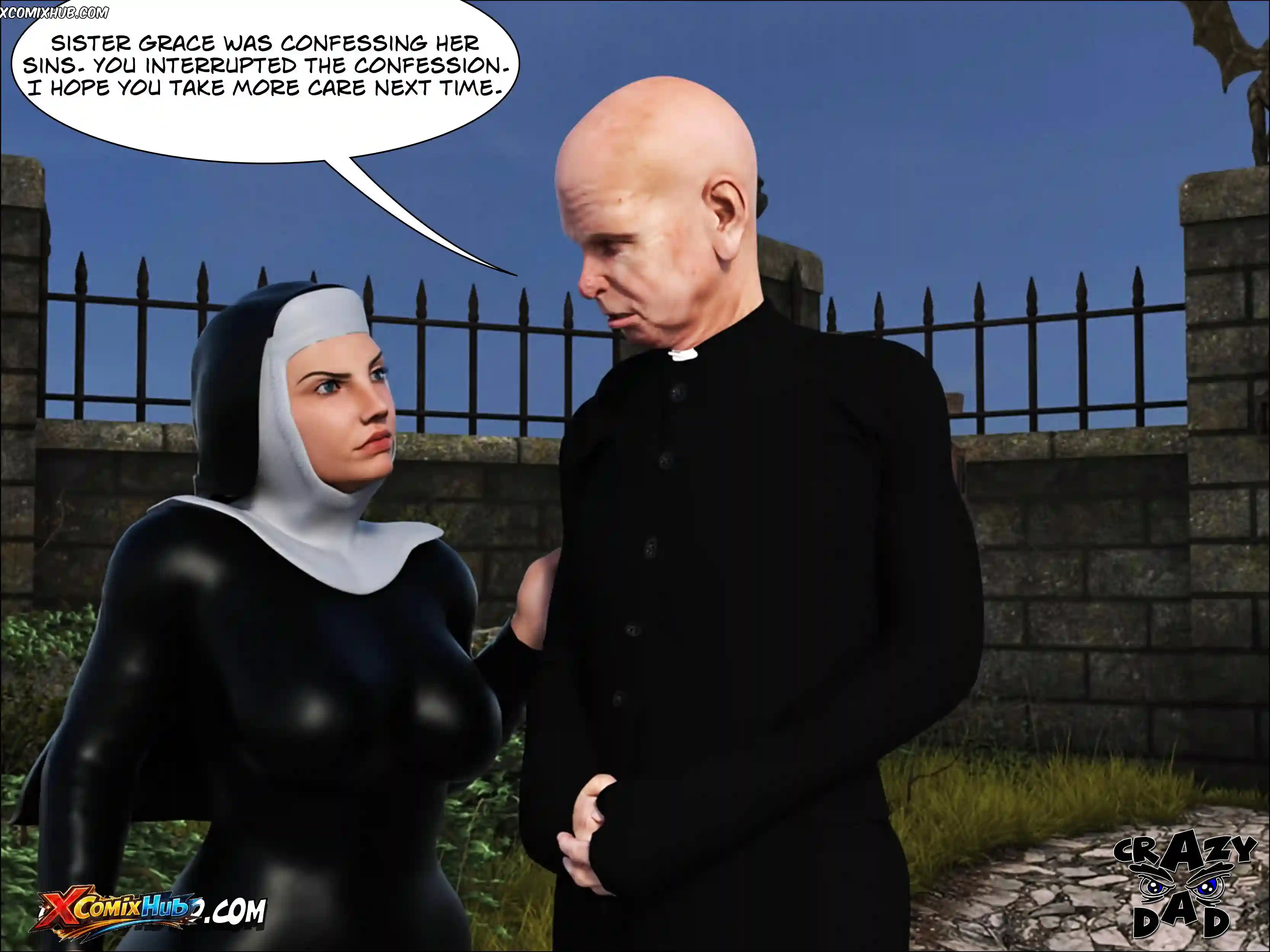 Sister Grace Chapter 3 Crazydad3d 016 Page 16 Sister Grace Chapter 3 Crazydad3d 016 Comic Page 16