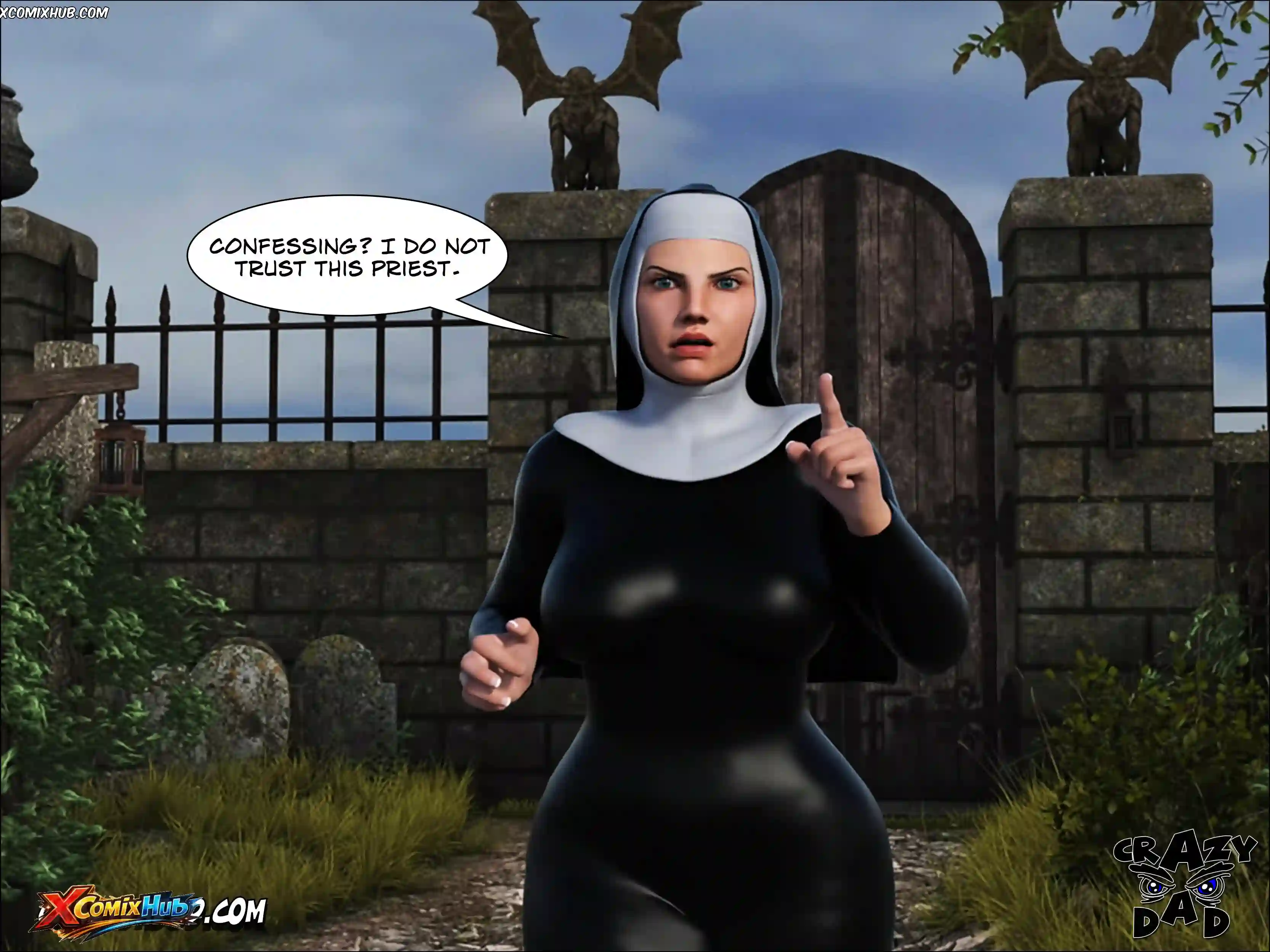 Sister Grace Chapter 3 Crazydad3d 017 Page 17 Sister Grace Chapter 3 Crazydad3d 017 Comic Page 17