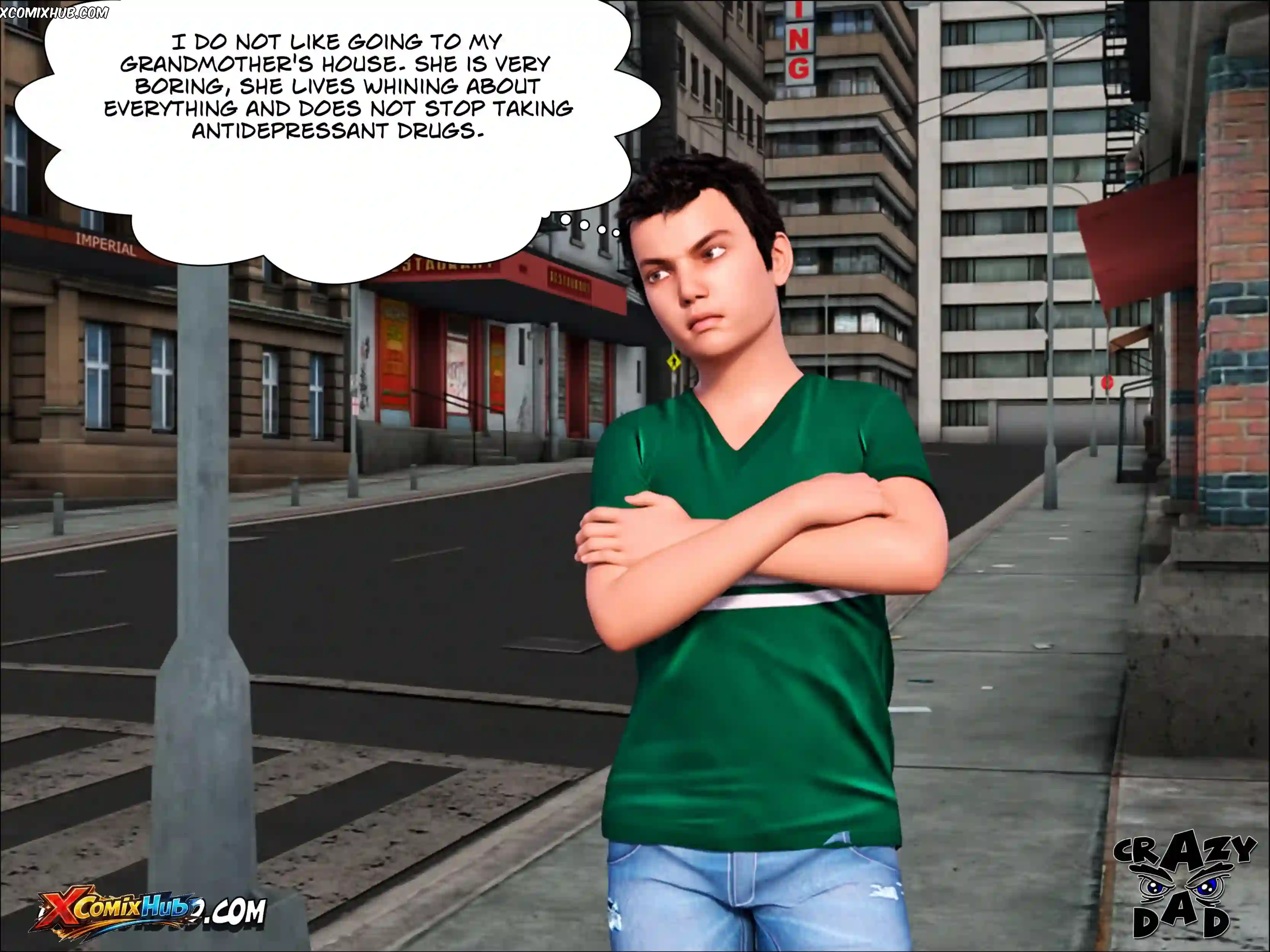 The Grandma Chapter 1 Crazydad3d 003 Page 3 The Grandma Chapter 1 Crazydad3d 003 Comic Page 3