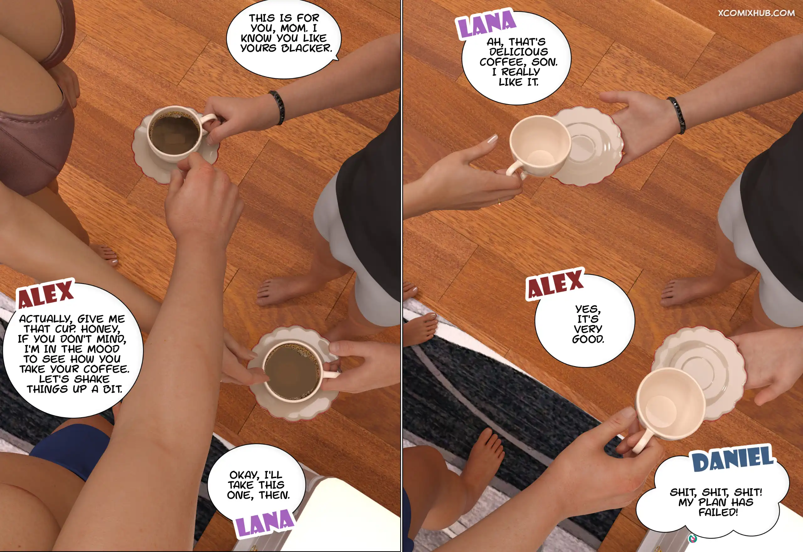 Immoral Desires Chapter 12 Daval3d 009 Comic Page 9