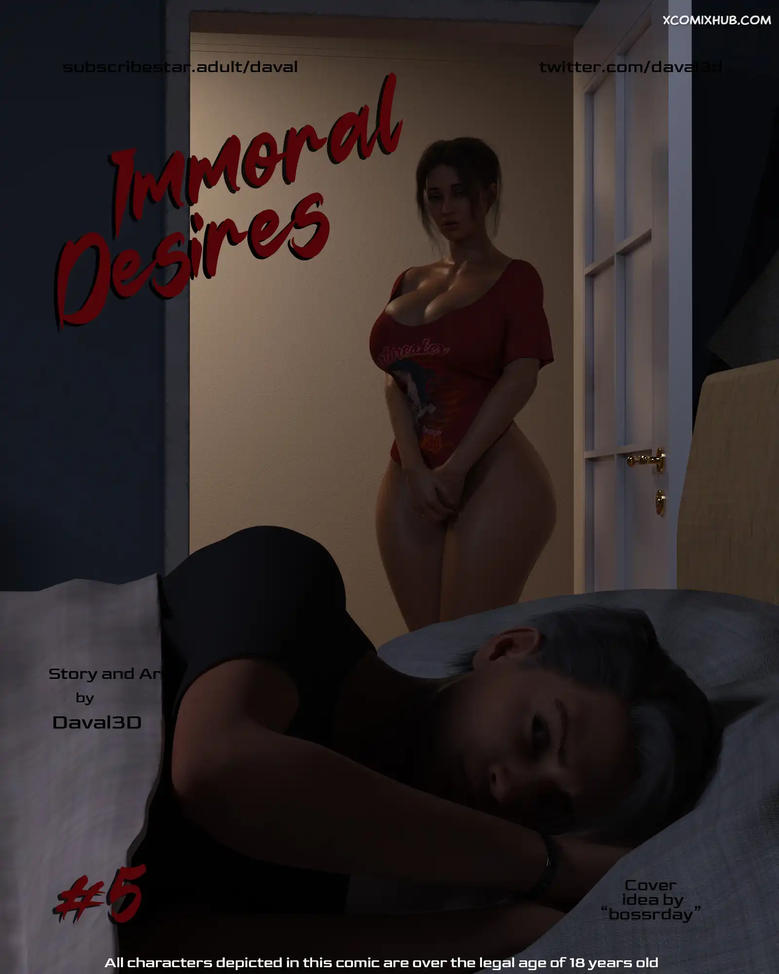 Immoral Desires Chapter 5 Daval3d 001 Page 1 Immoral Desires Chapter 5 Daval3d 001 Comic Page 1