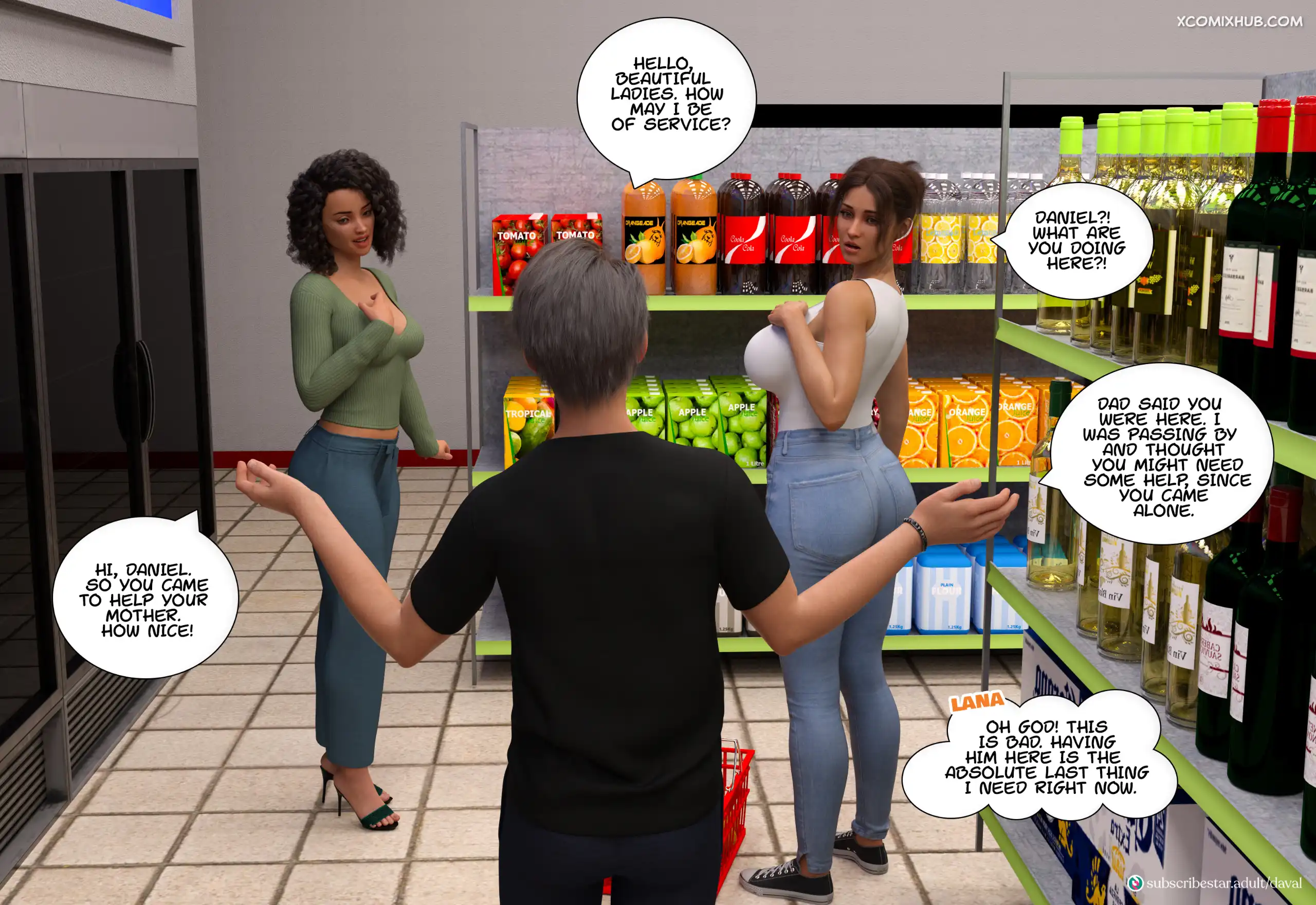 Immoral Desires Chapter 5 Daval3d 019 Page 19 Immoral Desires Chapter 5 Daval3d 019 Comic Page 19