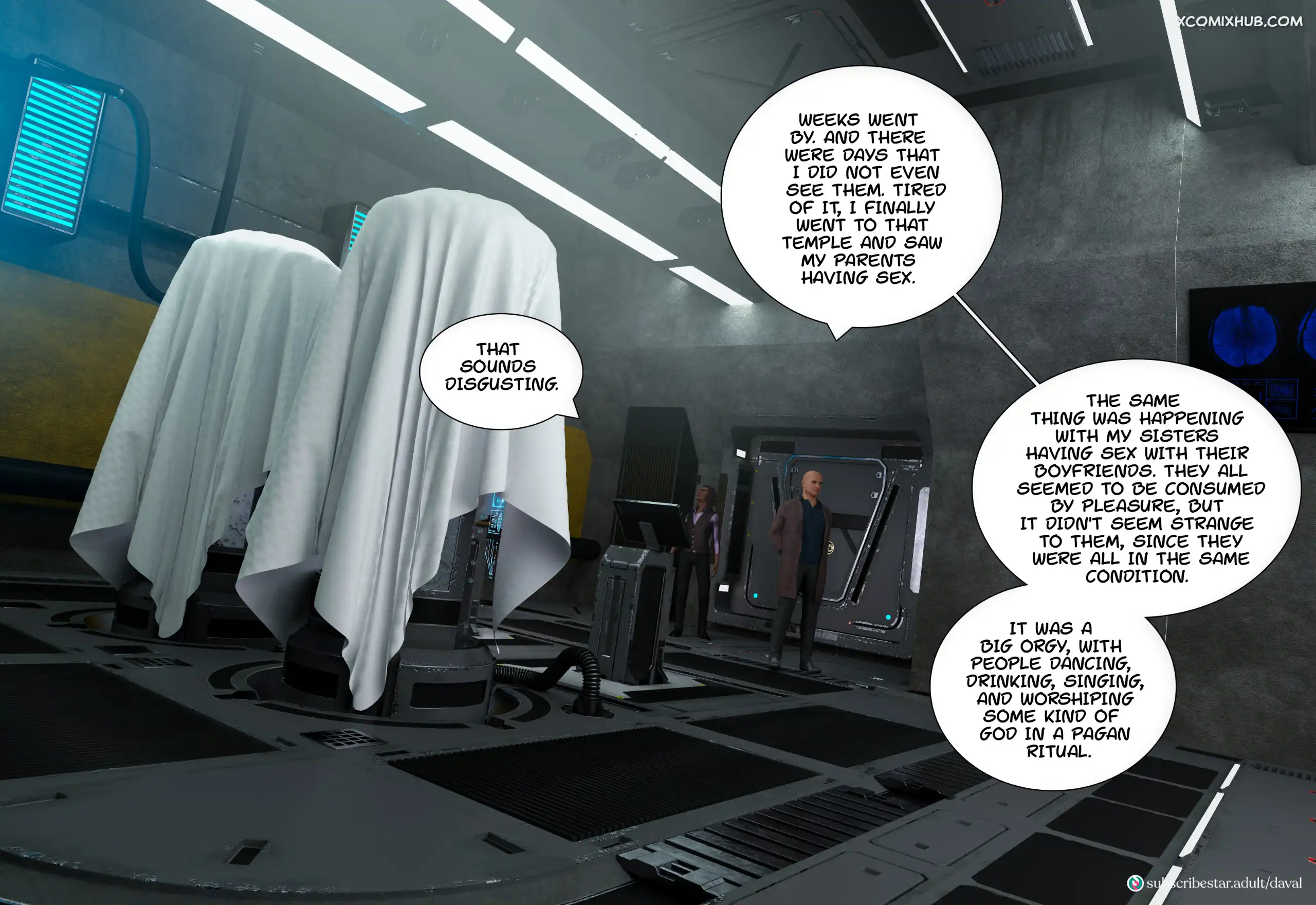 Satisfying Needs Chapter 8 Daval3d 105 Comic Page 105
