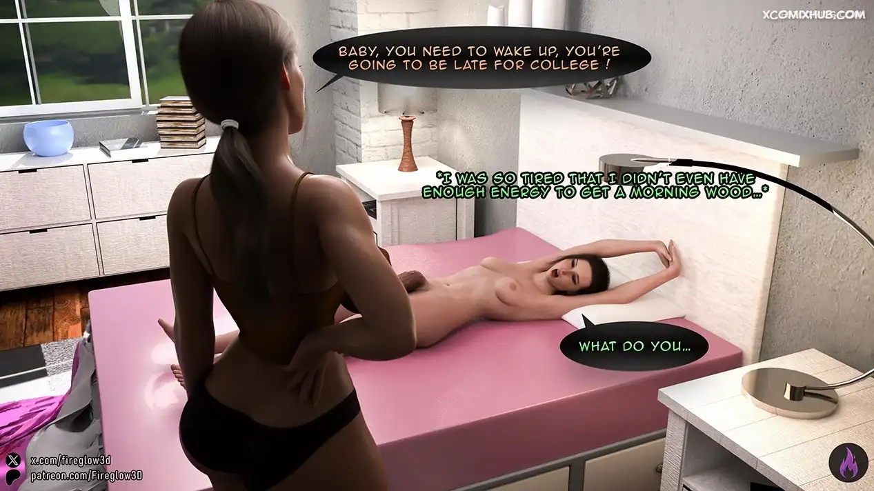 My Neighbor Didn T Know I M A Futa Chapter 3 Fireglow3d 003 Comic Page 3