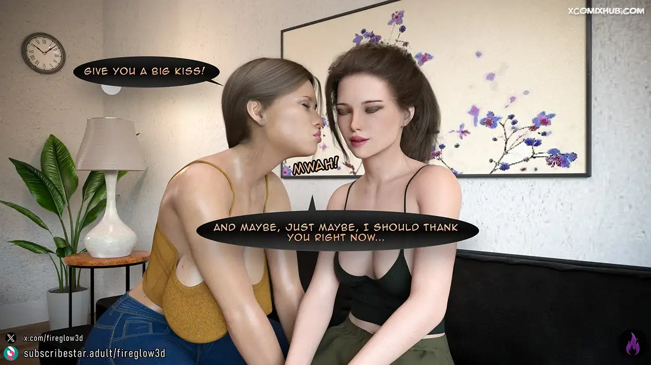 My Neighbor Didn T Know I M A Futa Chapter 3 Fireglow3d 045 Comic Page 45
