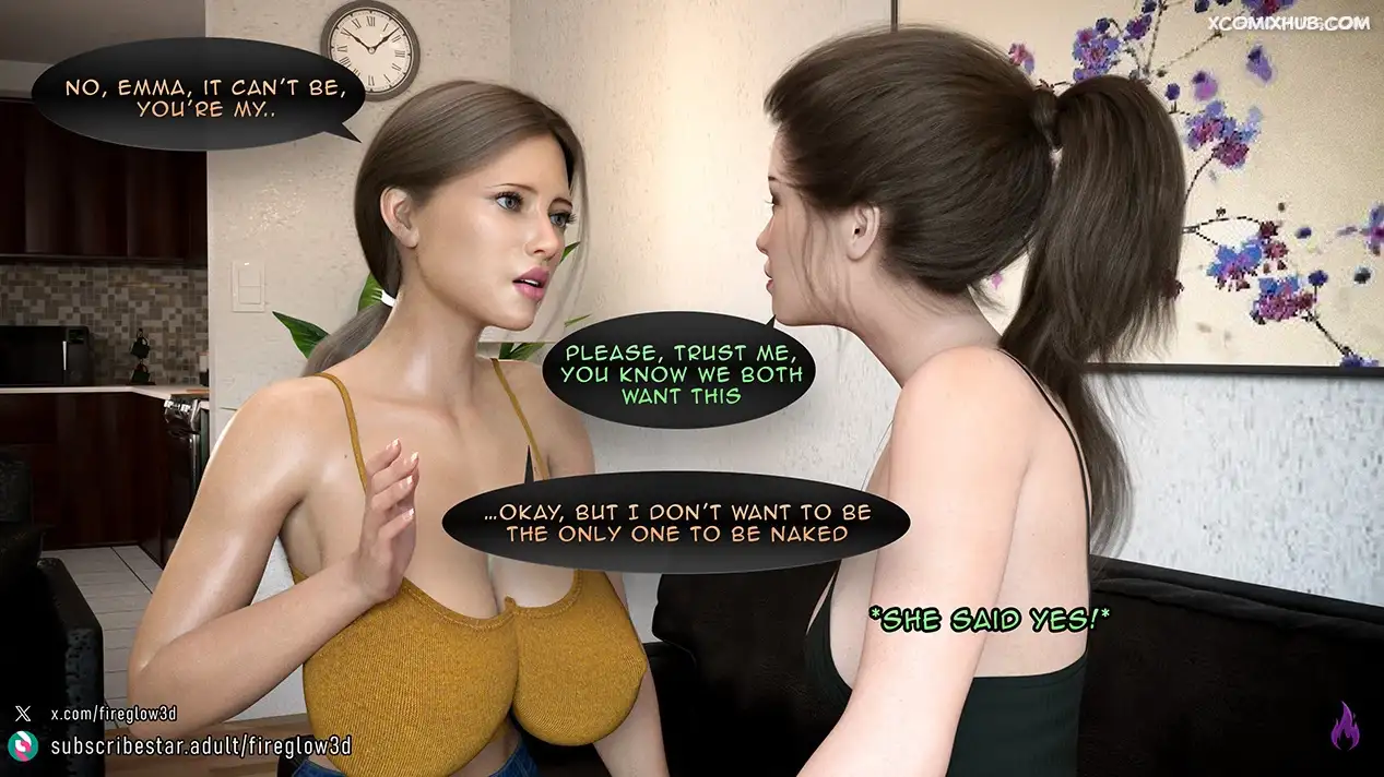 My Neighbor Didn T Know I M A Futa Chapter 3 Fireglow3d 048 Comic Page 48