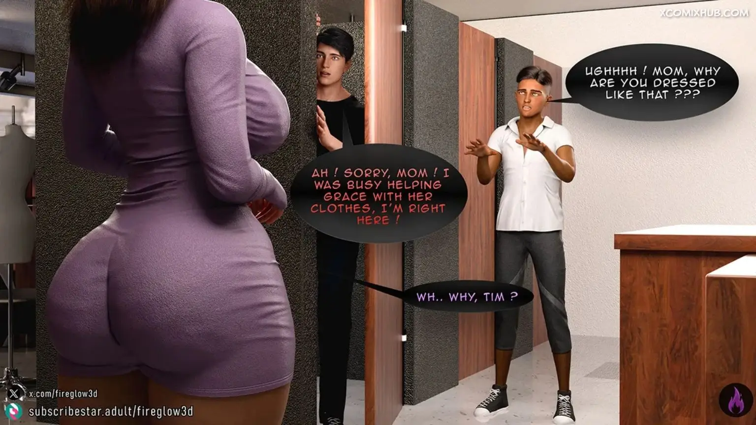Taboo Snuggles Chapter 3 Fireglow3d 025 Page 25 Taboo Snuggles Chapter 3 Fireglow3d 025 Comic Page 25