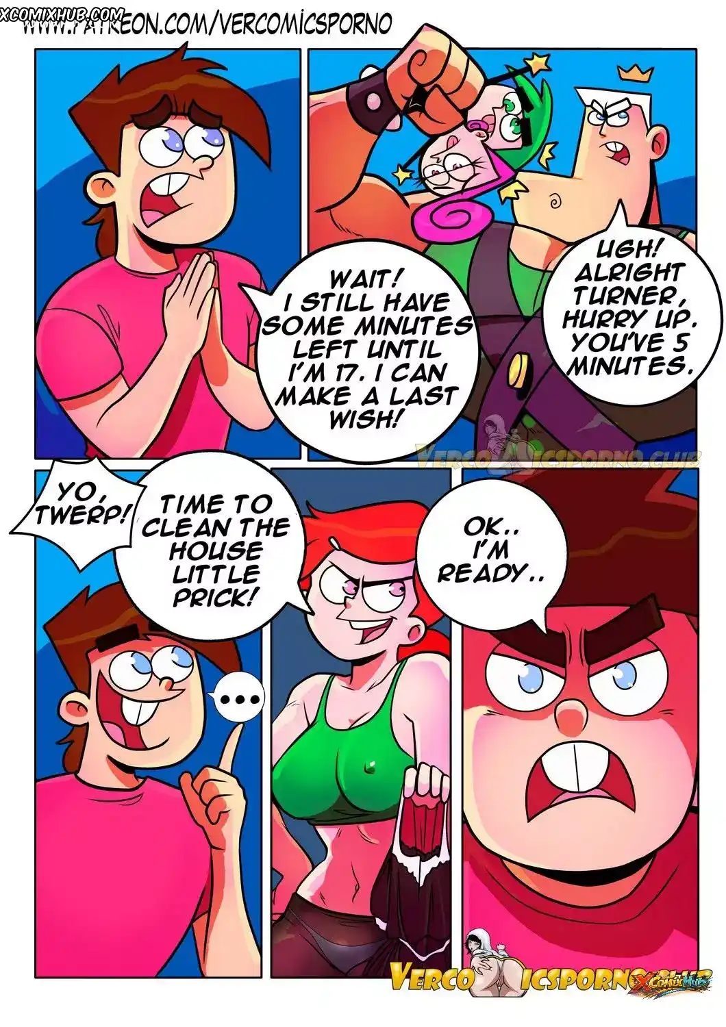 Babysitter Under Control The Fairly Oddparents Gansoman 021 Comic Page 21
