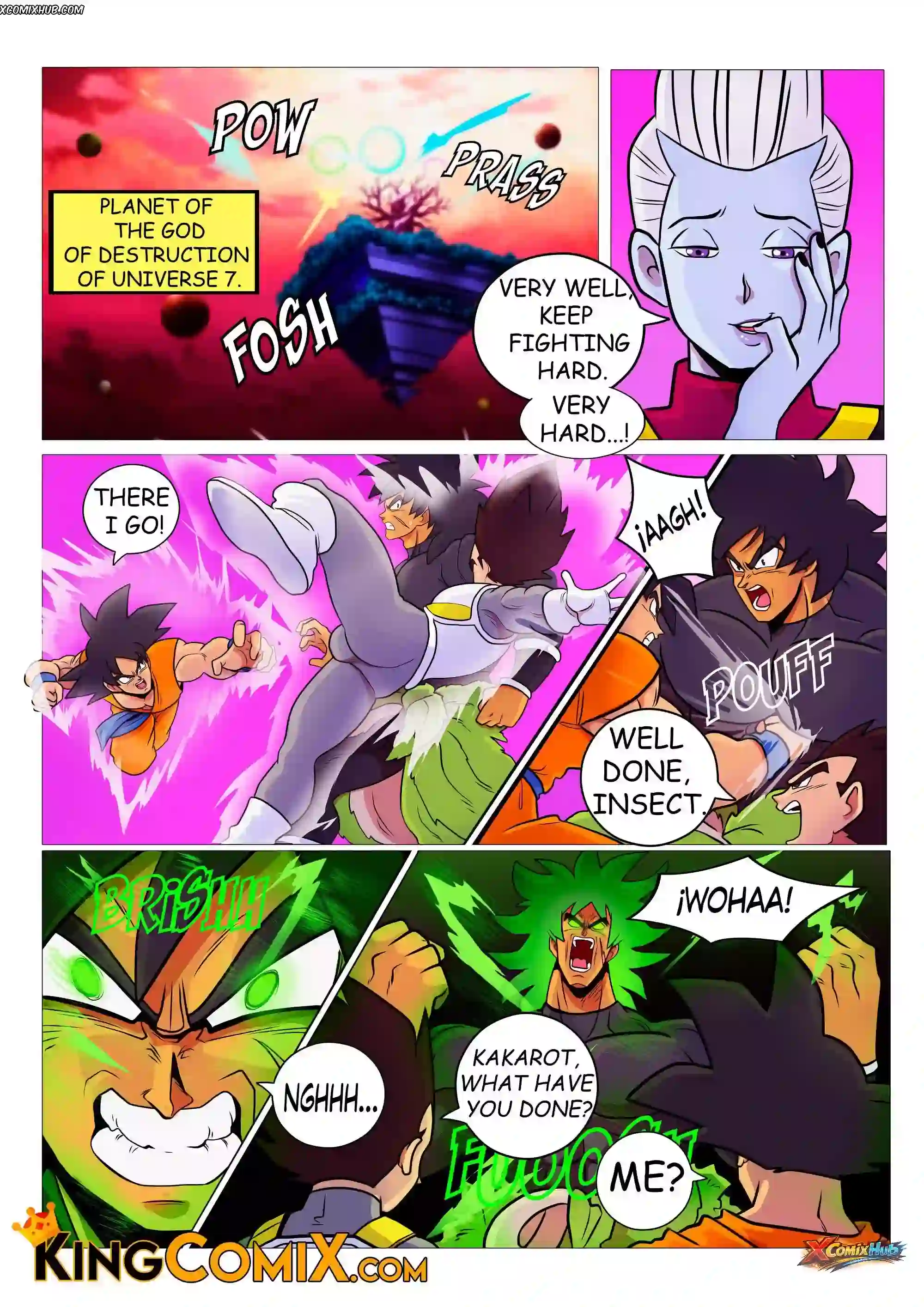 Cheelai’s Training Dragon Ball Super Gansoman 003 Comic Page 3