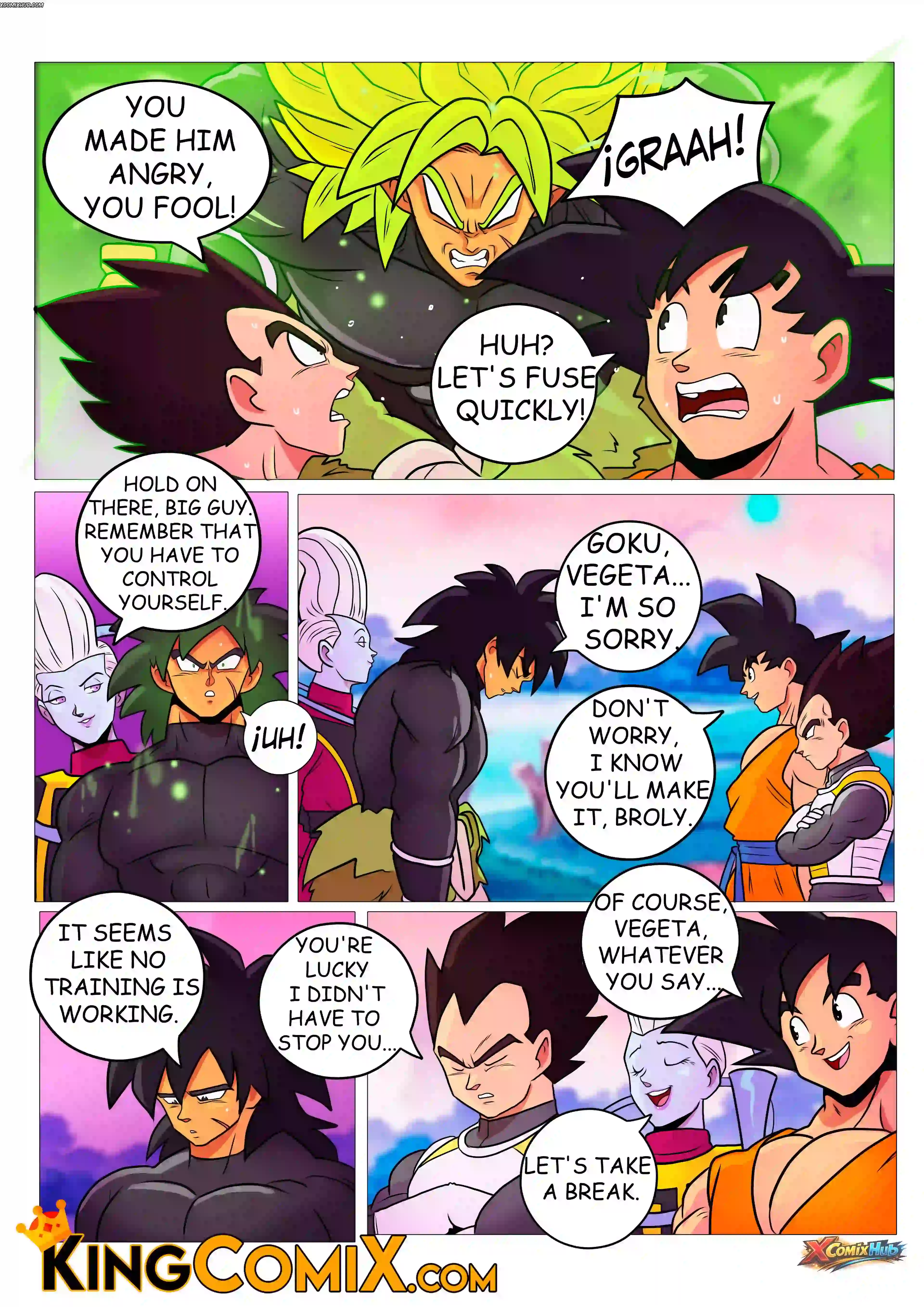 Cheelai’s Training Dragon Ball Super Gansoman 004 Comic Page 4