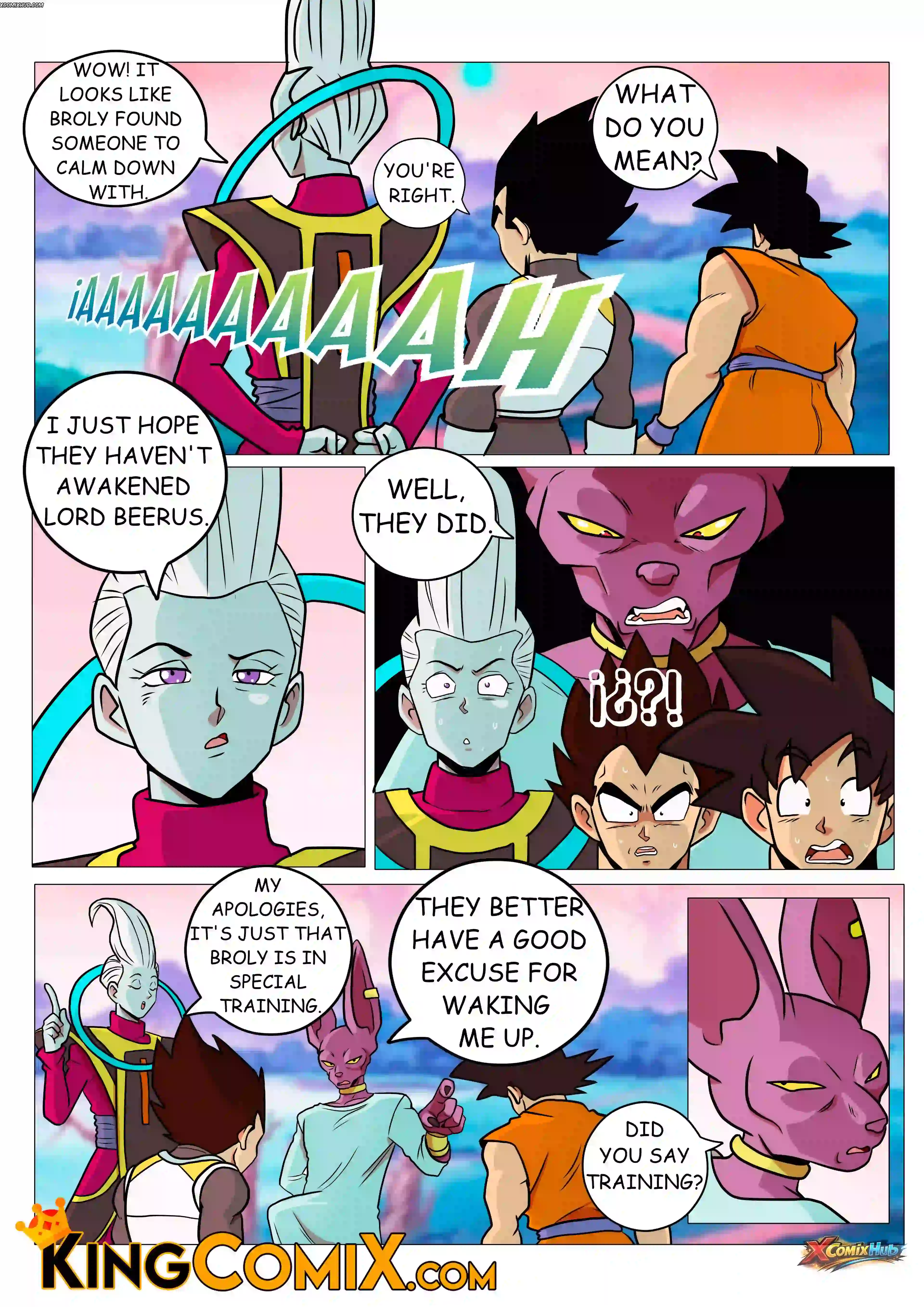 Cheelai’s Training Dragon Ball Super Gansoman 014 Comic Page 14