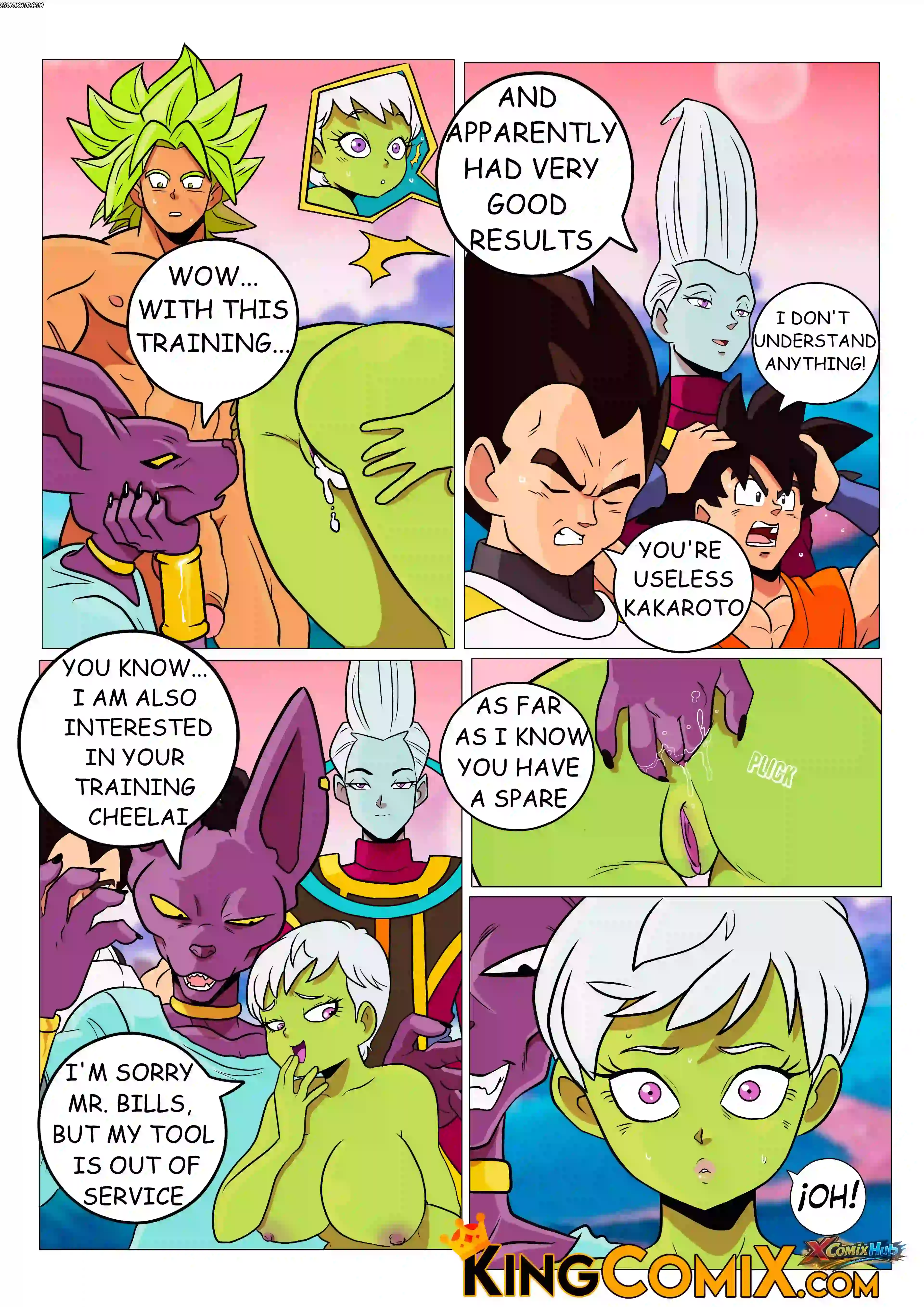 Cheelai’s Training Dragon Ball Super Gansoman 017 Comic Page 17