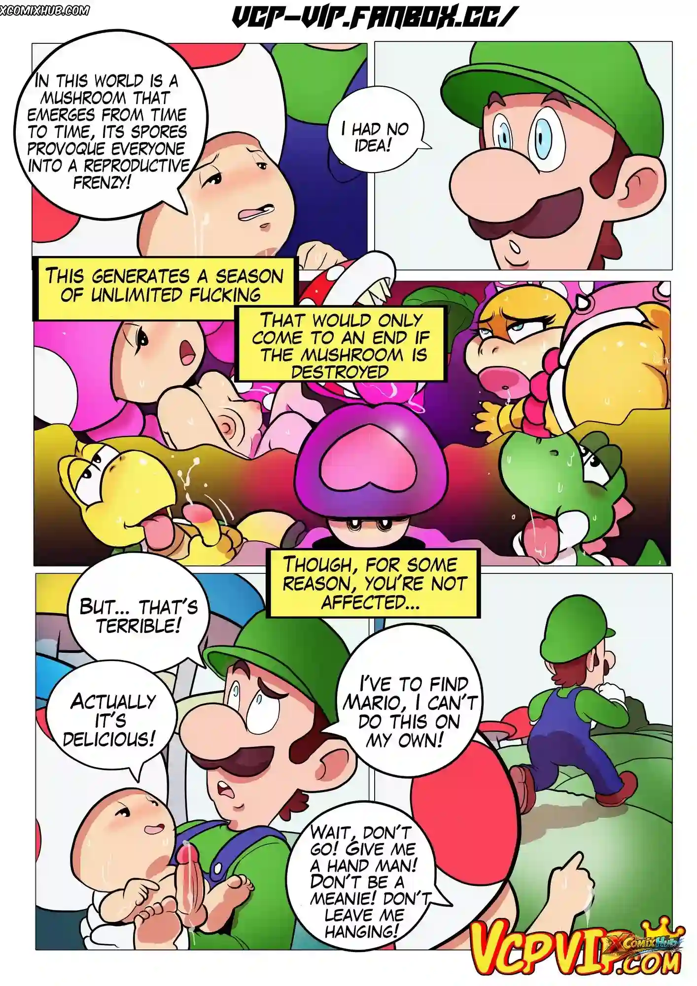 Fucker Mario Bro Mario Series Gansoman 005 Comic Page 5