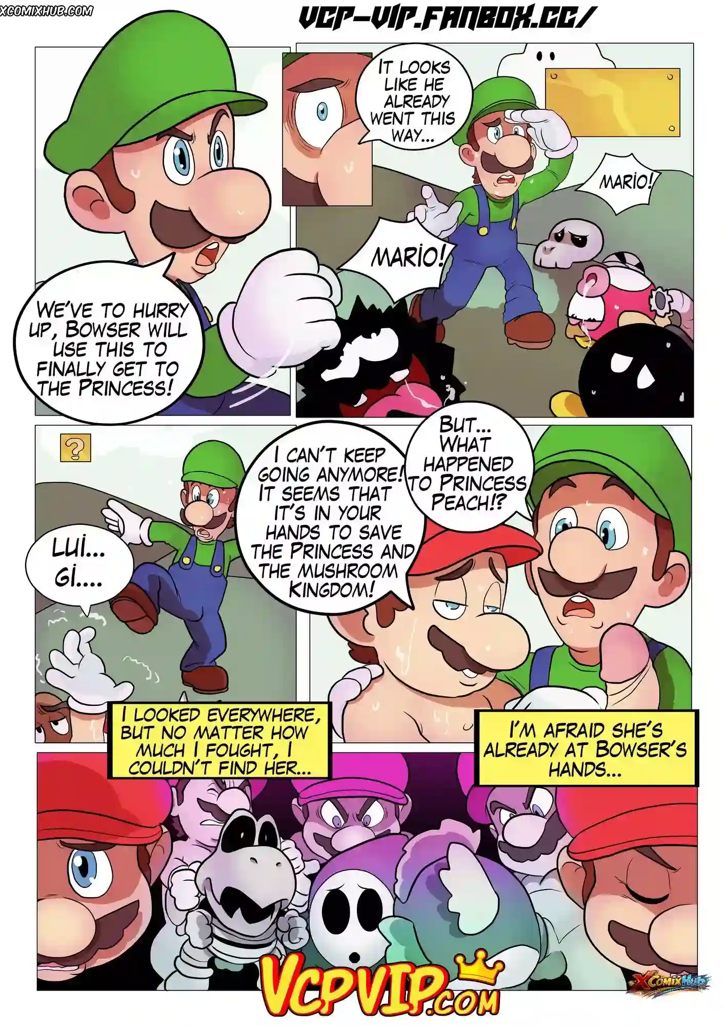 Fucker Mario Bro Mario Series Gansoman 006 Comic Page 6