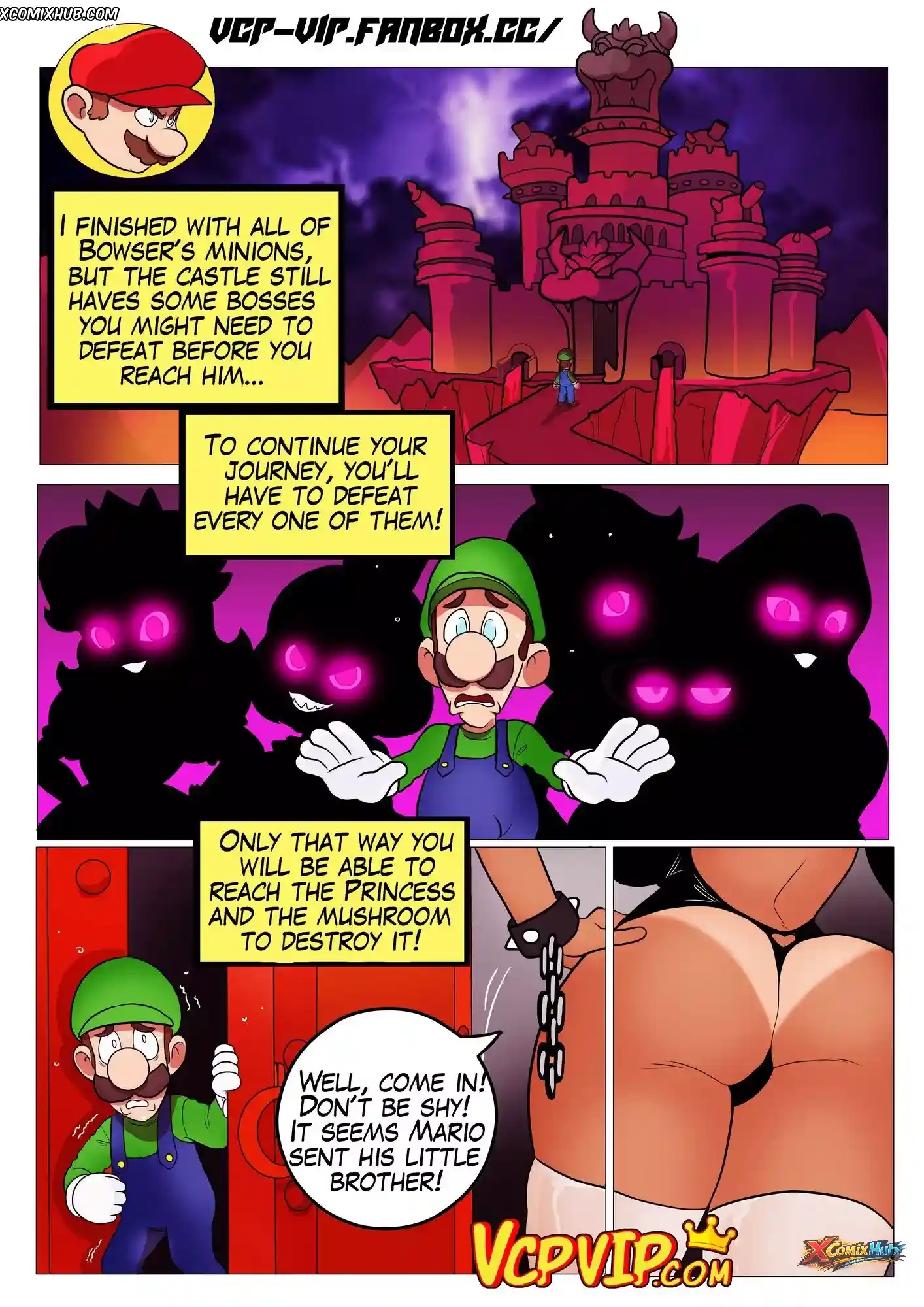 Fucker Mario Bro Mario Series Gansoman 007 Comic Page 7