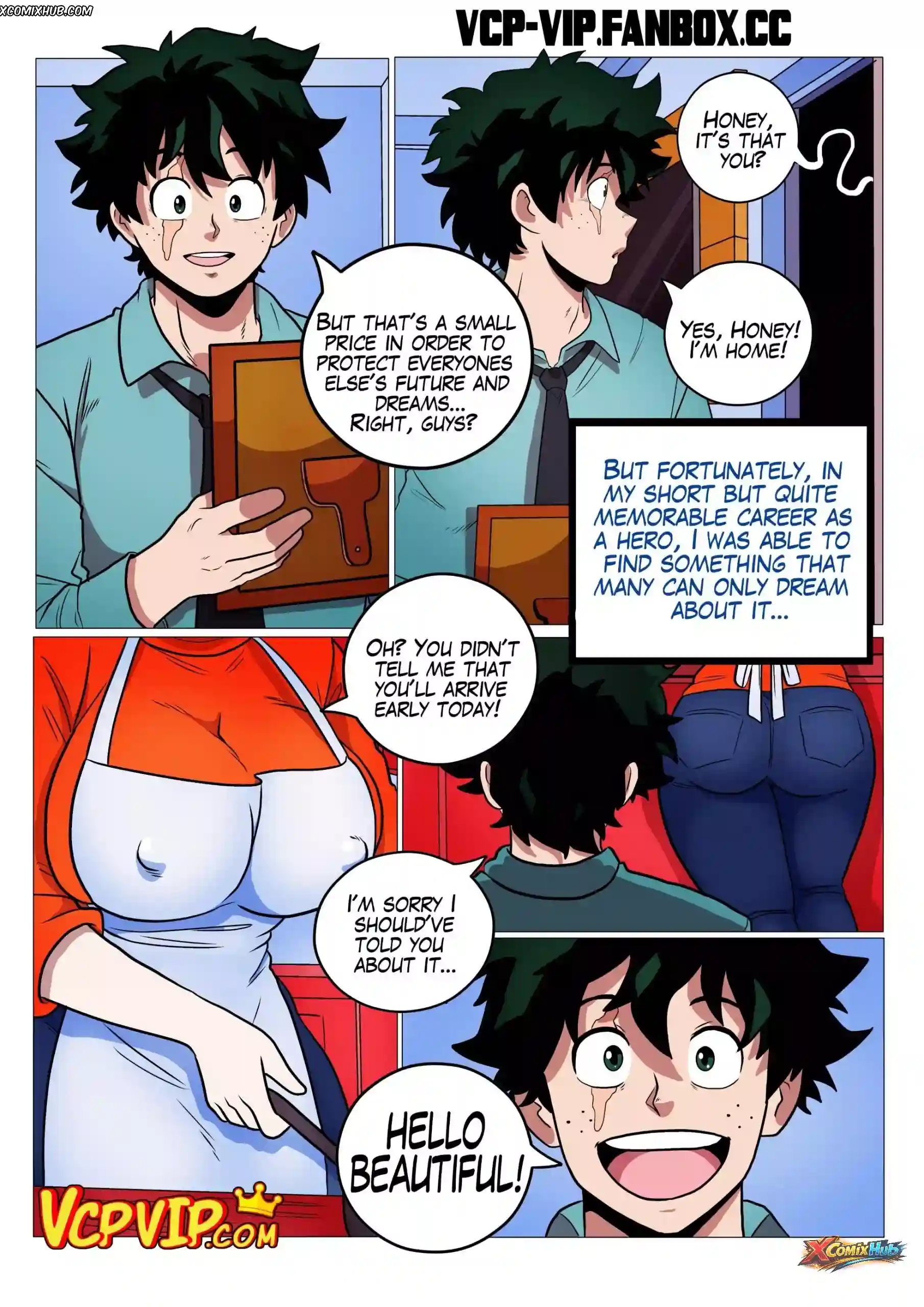 I’m Here… Just For You My Hero Academia Gansoman 004 Comic Page 4