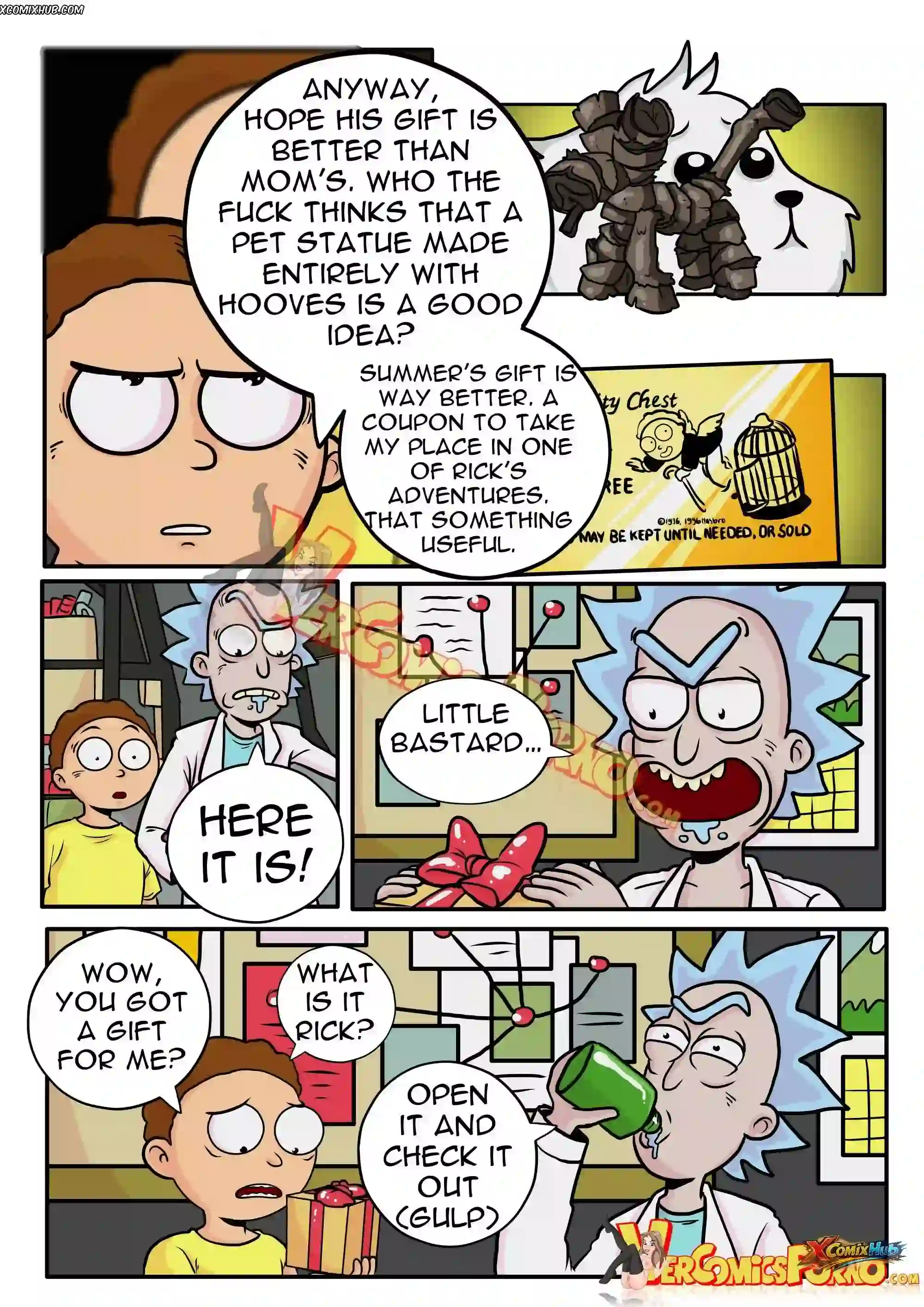 Pleasure Trip Rick And Morty 1 Gansoman 003 Page 3 Pleasure Trip Rick And Morty 1 Gansoman 003 Comic Page 3
