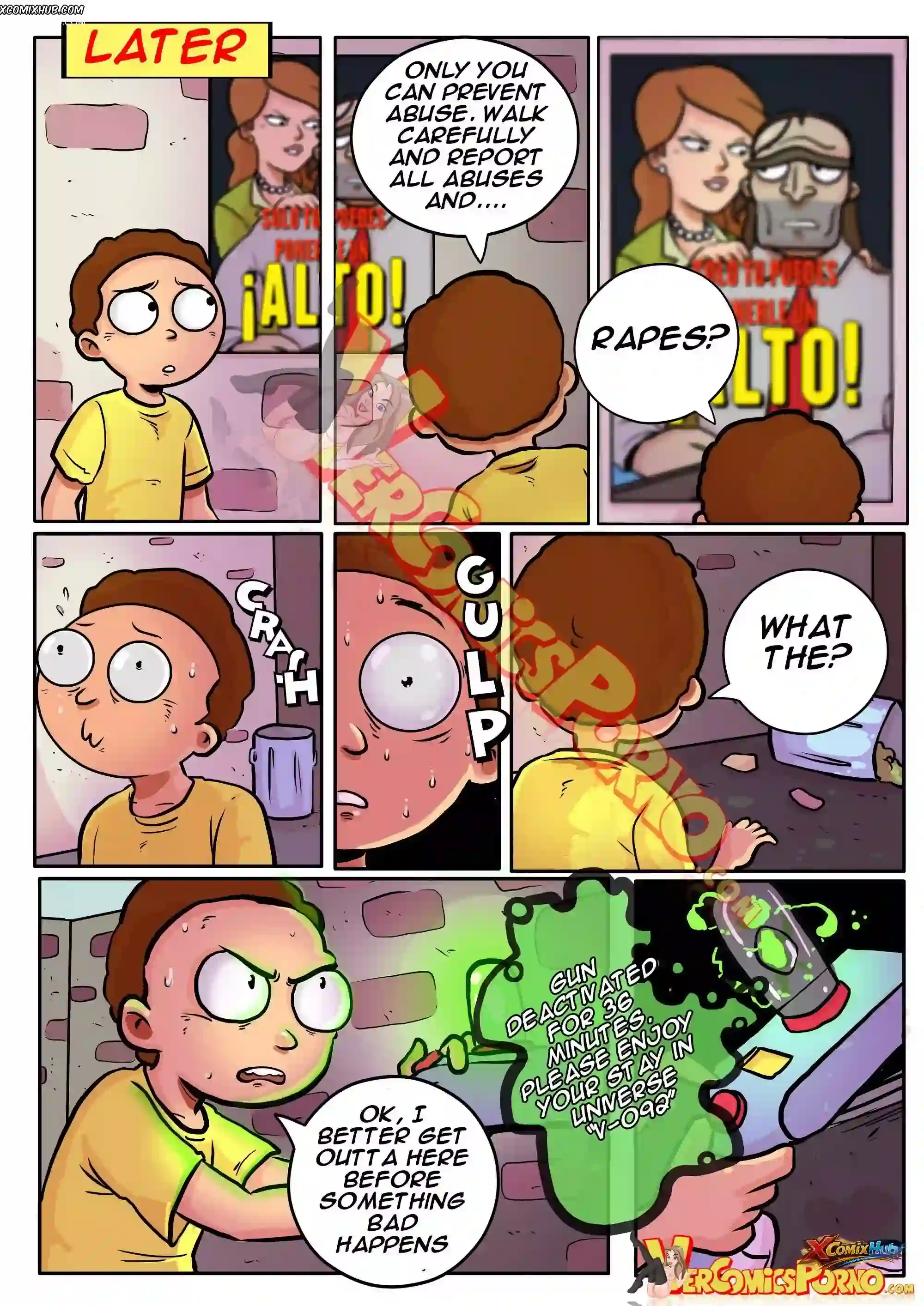 Pleasure Trip Rick And Morty 1 Gansoman 008 Page 8 Pleasure Trip Rick And Morty 1 Gansoman 008 Comic Page 8