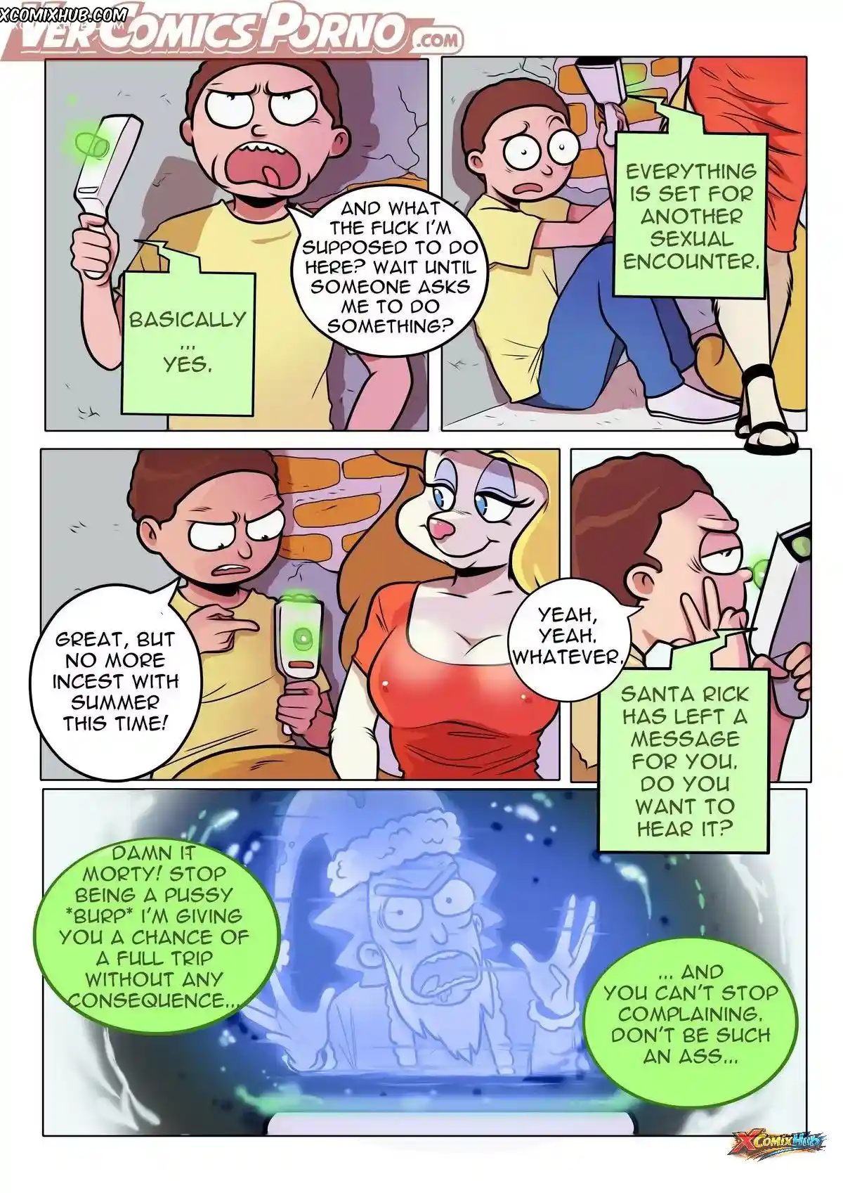 Pleasure Trip Rick And Morty 3 Gansoman 004 Page 4 Pleasure Trip Rick And Morty 3 Gansoman 004 Comic Page 4
