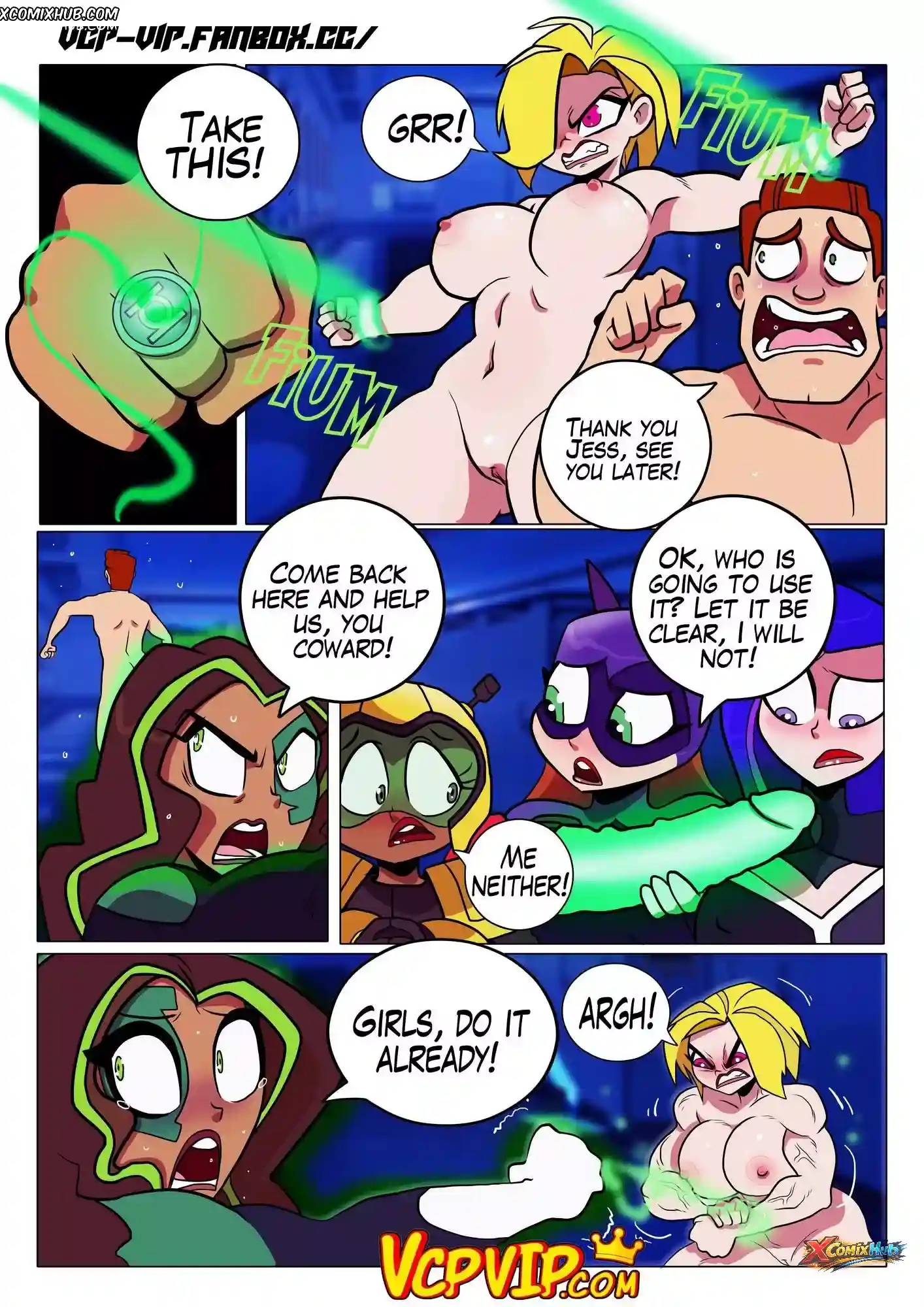 Supergirl In Heat Justice League Gansoman 013 Comic Page 13