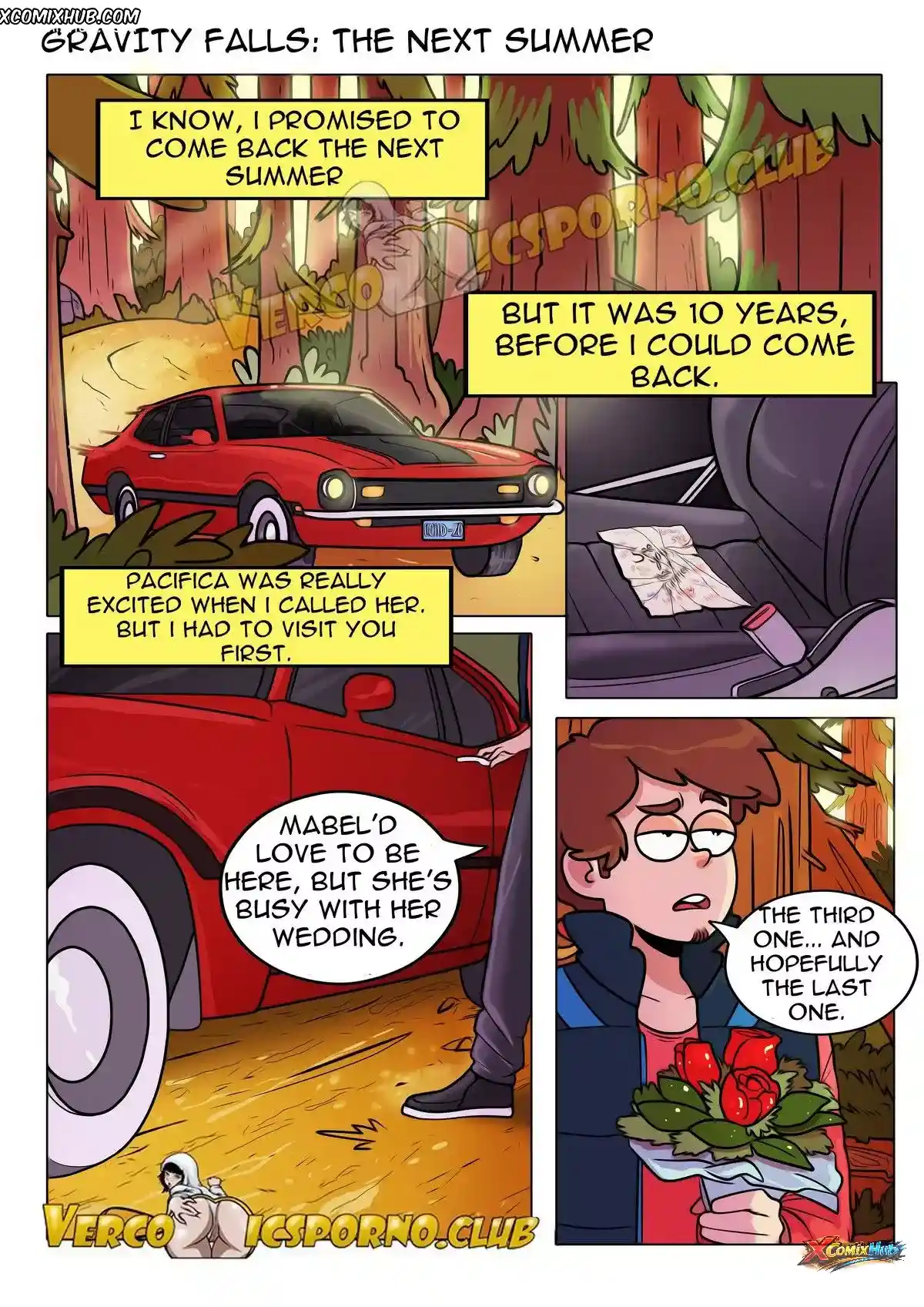 The Next Summer Gravity Falls Gansoman 002 Comic Page 2