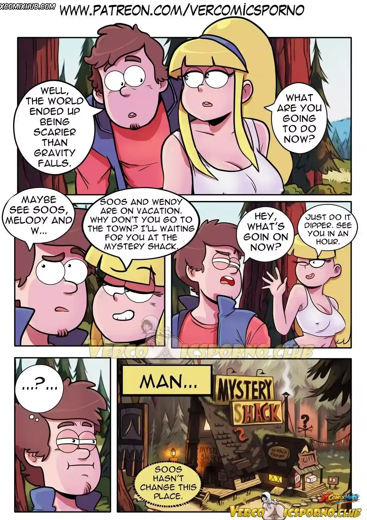 The Next Summer Gravity Falls Gansoman 005 Comic Page 5