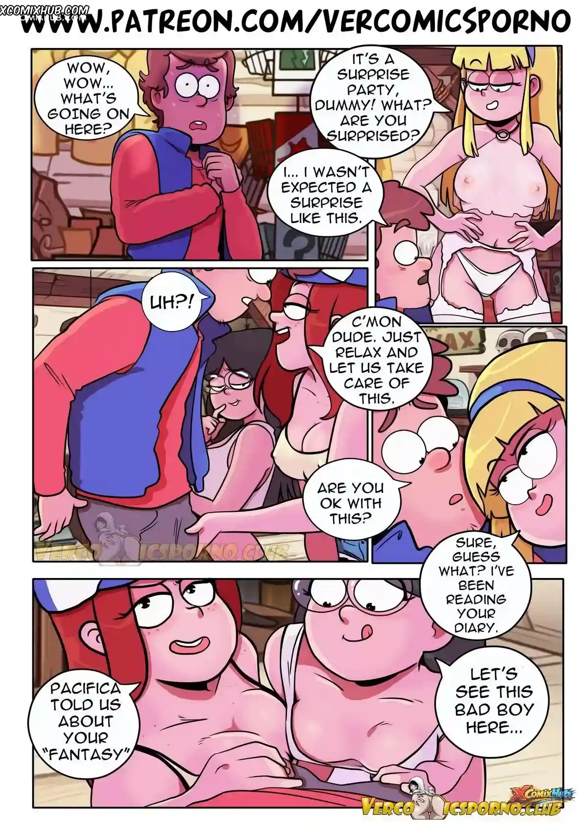 The Next Summer Gravity Falls Gansoman 007 Comic Page 7