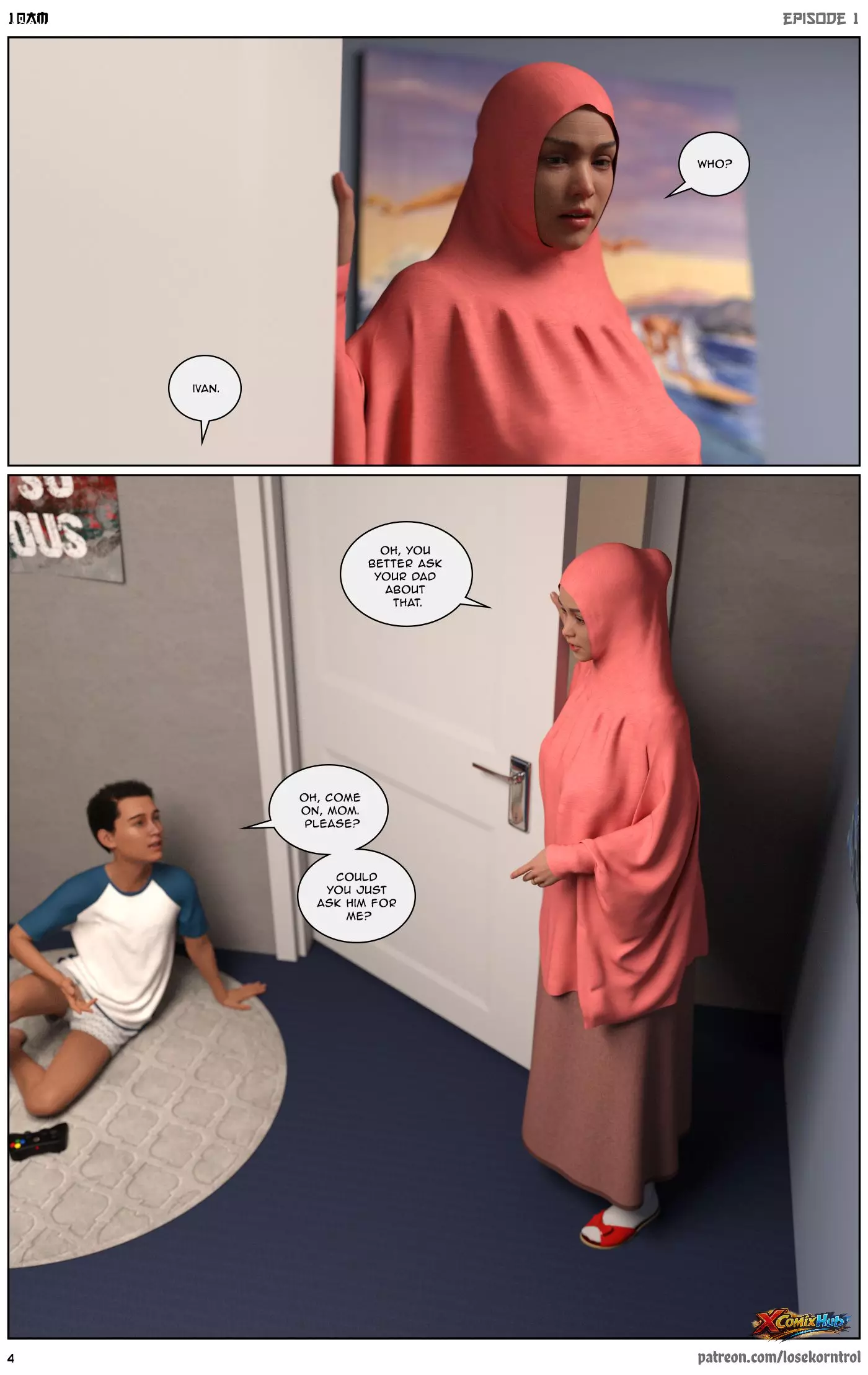 10 Am Chapter 1 Hijab 3dx Losekorntrol 005 Page 5 10 Am Chapter 1 Hijab 3dx Losekorntrol 005 Comic Page 5