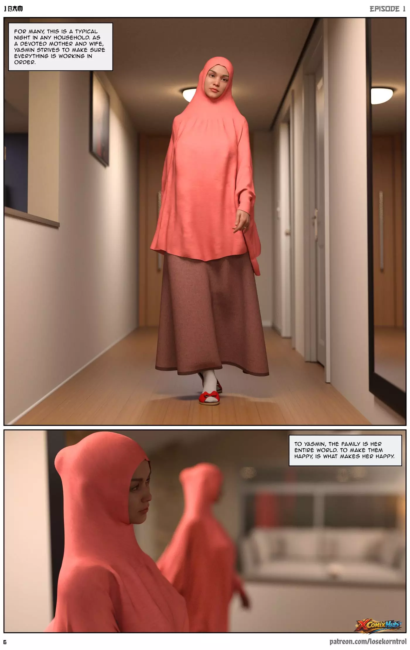 10 Am Chapter 1 Hijab 3dx Losekorntrol 007 Page 7 10 Am Chapter 1 Hijab 3dx Losekorntrol 007 Comic Page 7