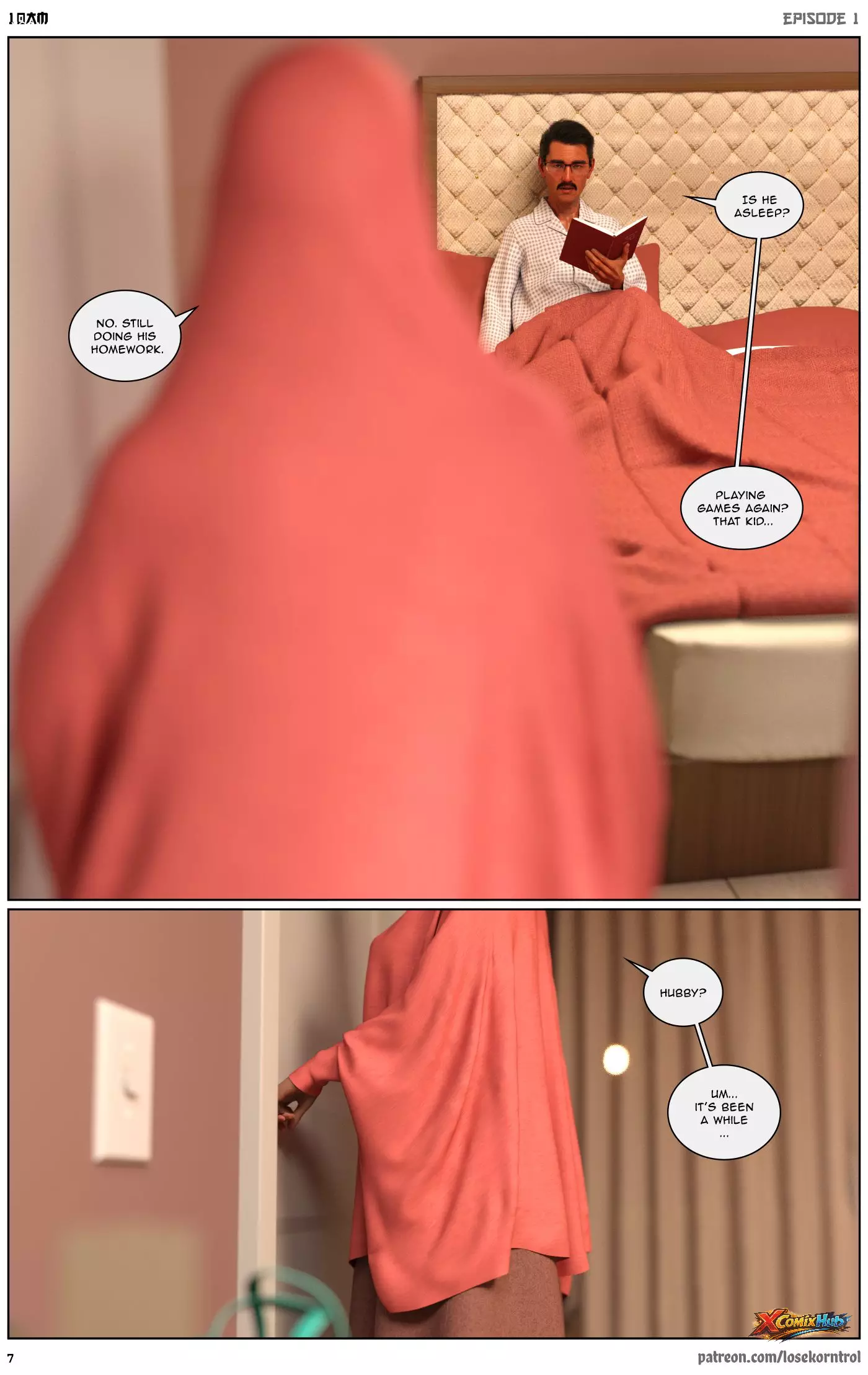 10 Am Chapter 1 Hijab 3dx Losekorntrol 008 Page 8 10 Am Chapter 1 Hijab 3dx Losekorntrol 008 Comic Page 8