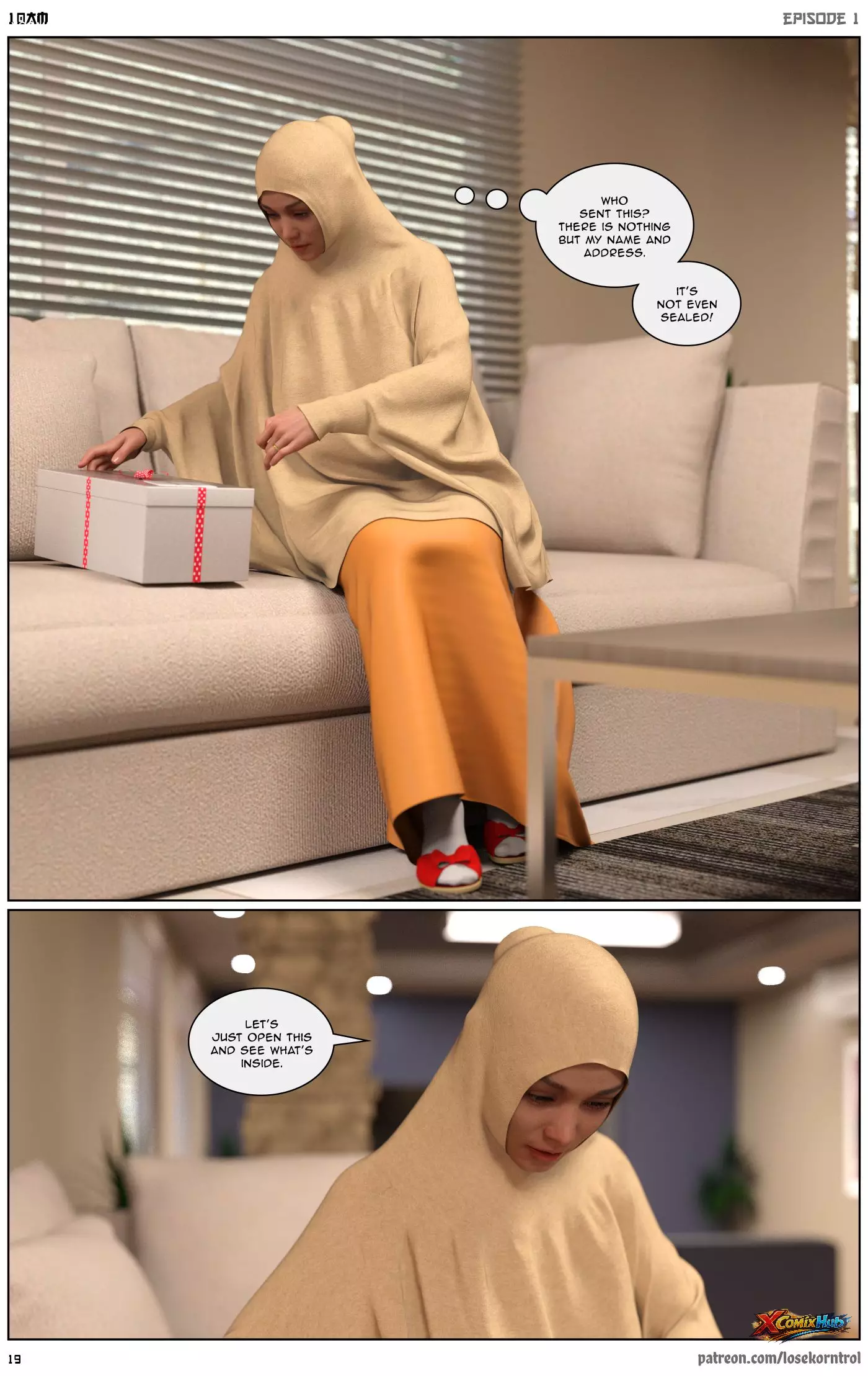 10 Am Chapter 1 Hijab 3dx Losekorntrol 020 Page 20 10 Am Chapter 1 Hijab 3dx Losekorntrol 020 Comic Page 20