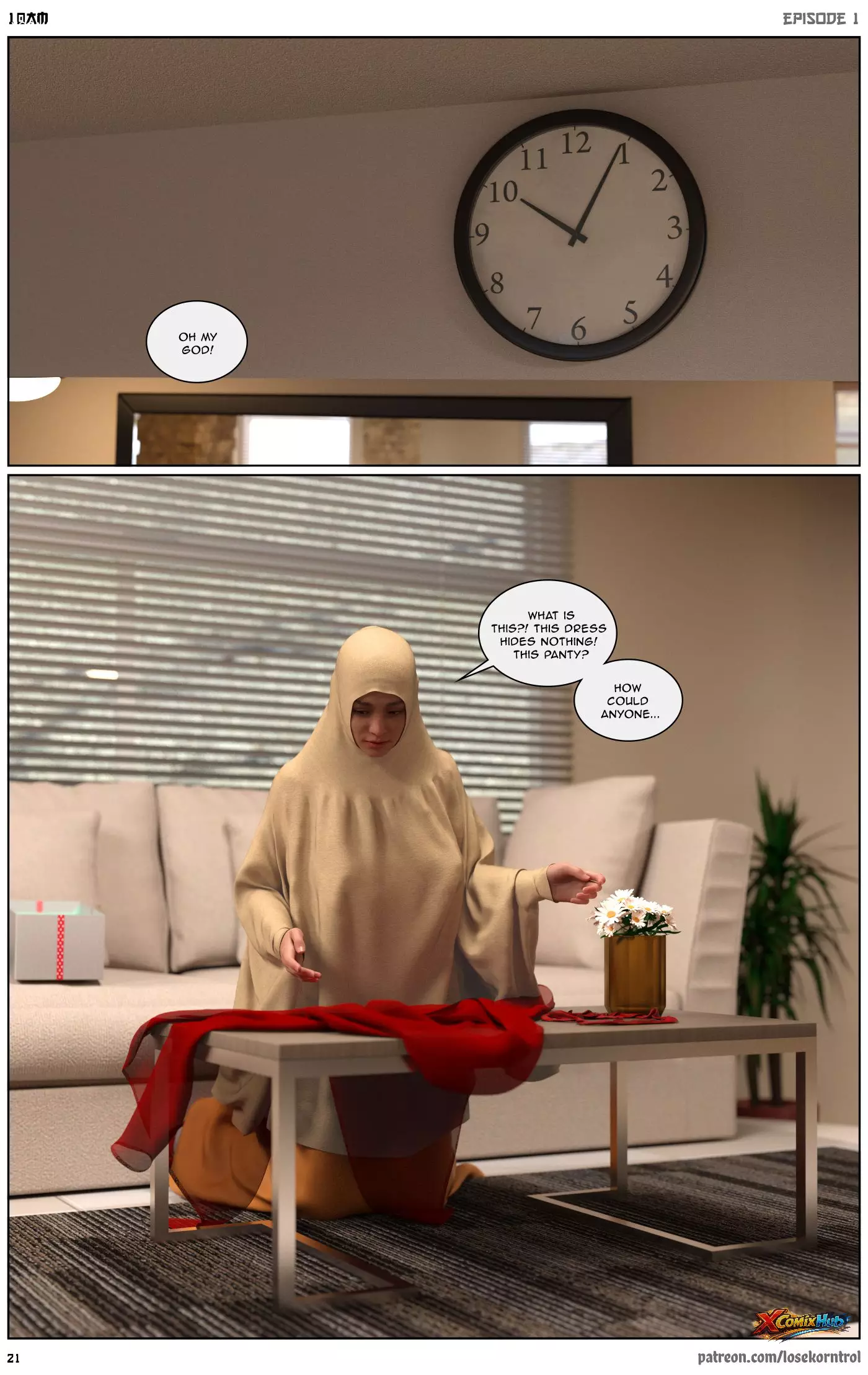 10 Am Chapter 1 Hijab 3dx Losekorntrol 022 Page 22 10 Am Chapter 1 Hijab 3dx Losekorntrol 022 Comic Page 22