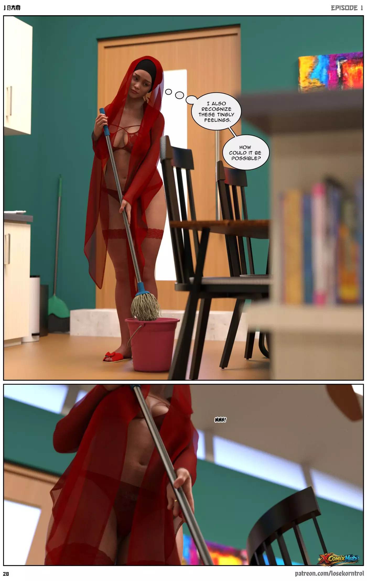 10 Am Chapter 1 Hijab 3dx Losekorntrol 029 Page 29 10 Am Chapter 1 Hijab 3dx Losekorntrol 029 Comic Page 29