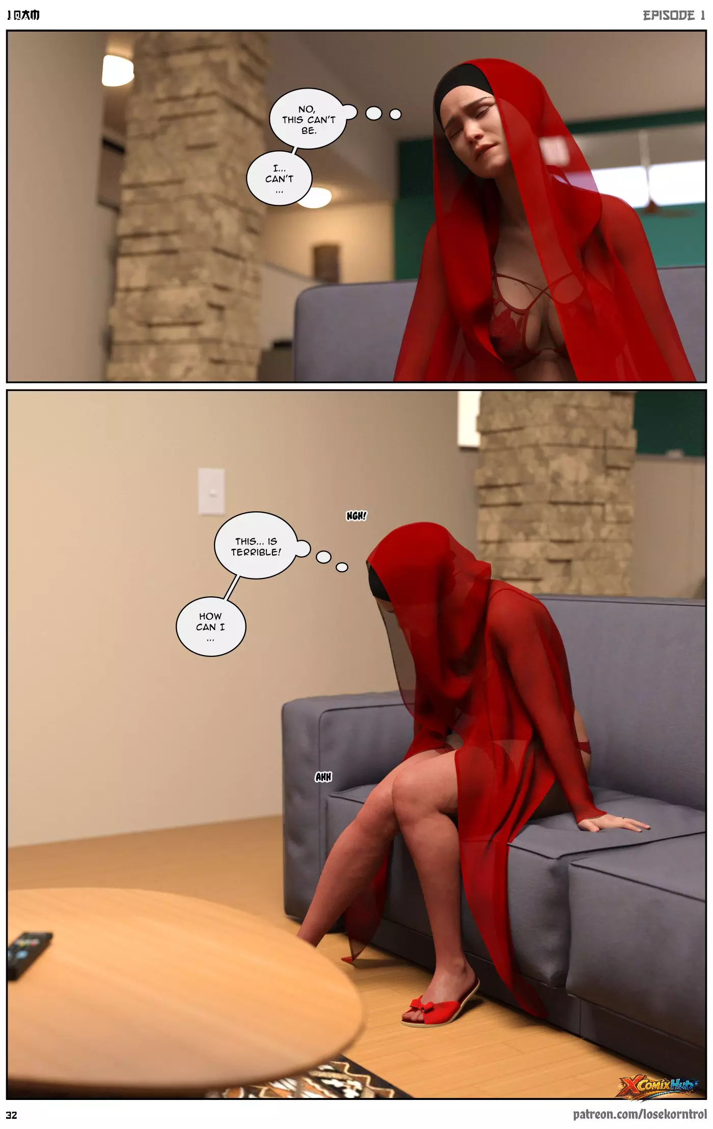 10 Am Chapter 1 Hijab 3dx Losekorntrol 033 Page 33 10 Am Chapter 1 Hijab 3dx Losekorntrol 033 Comic Page 33