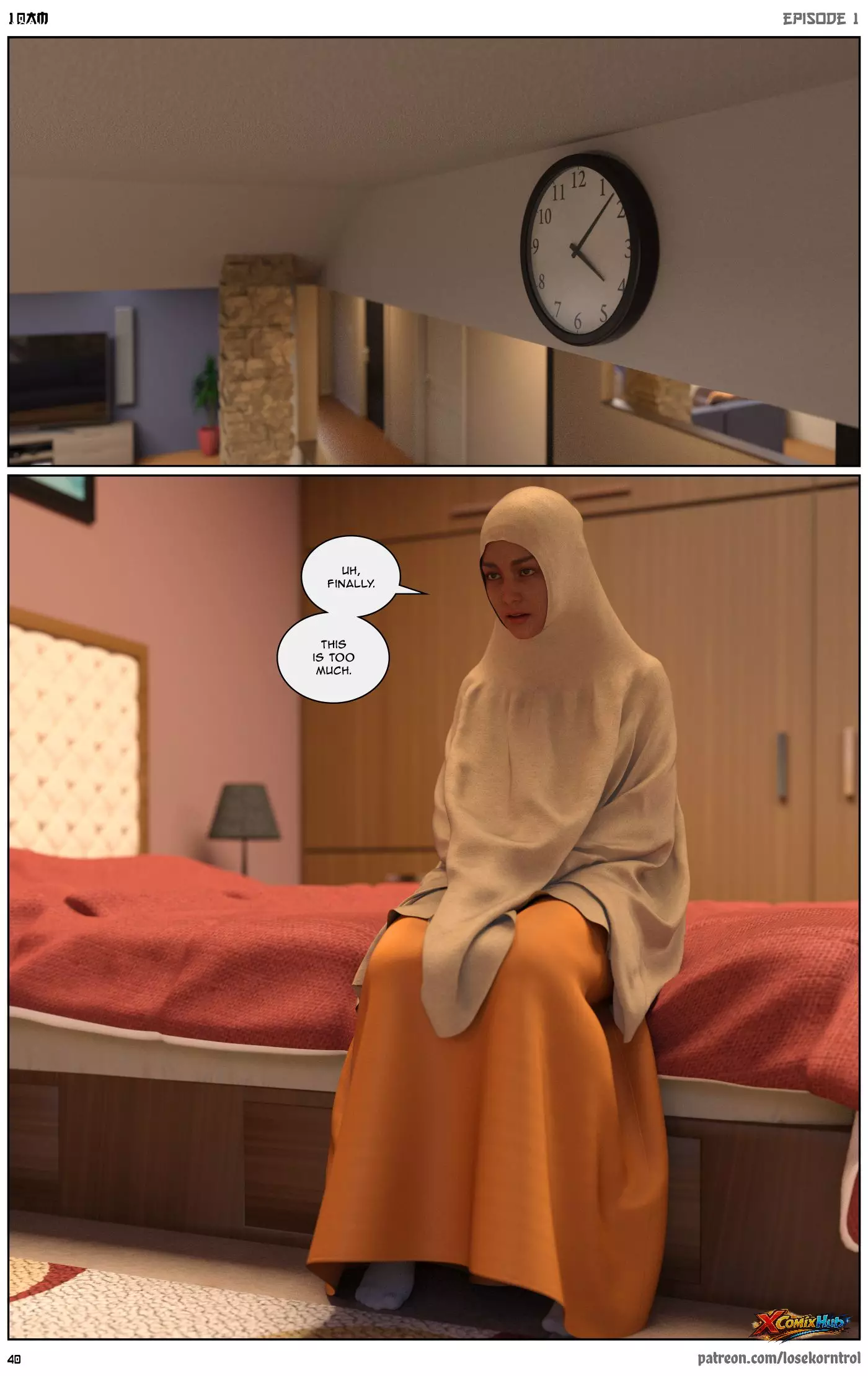 10 Am Chapter 1 Hijab 3dx Losekorntrol 041 Page 41 10 Am Chapter 1 Hijab 3dx Losekorntrol 041 Comic Page 41
