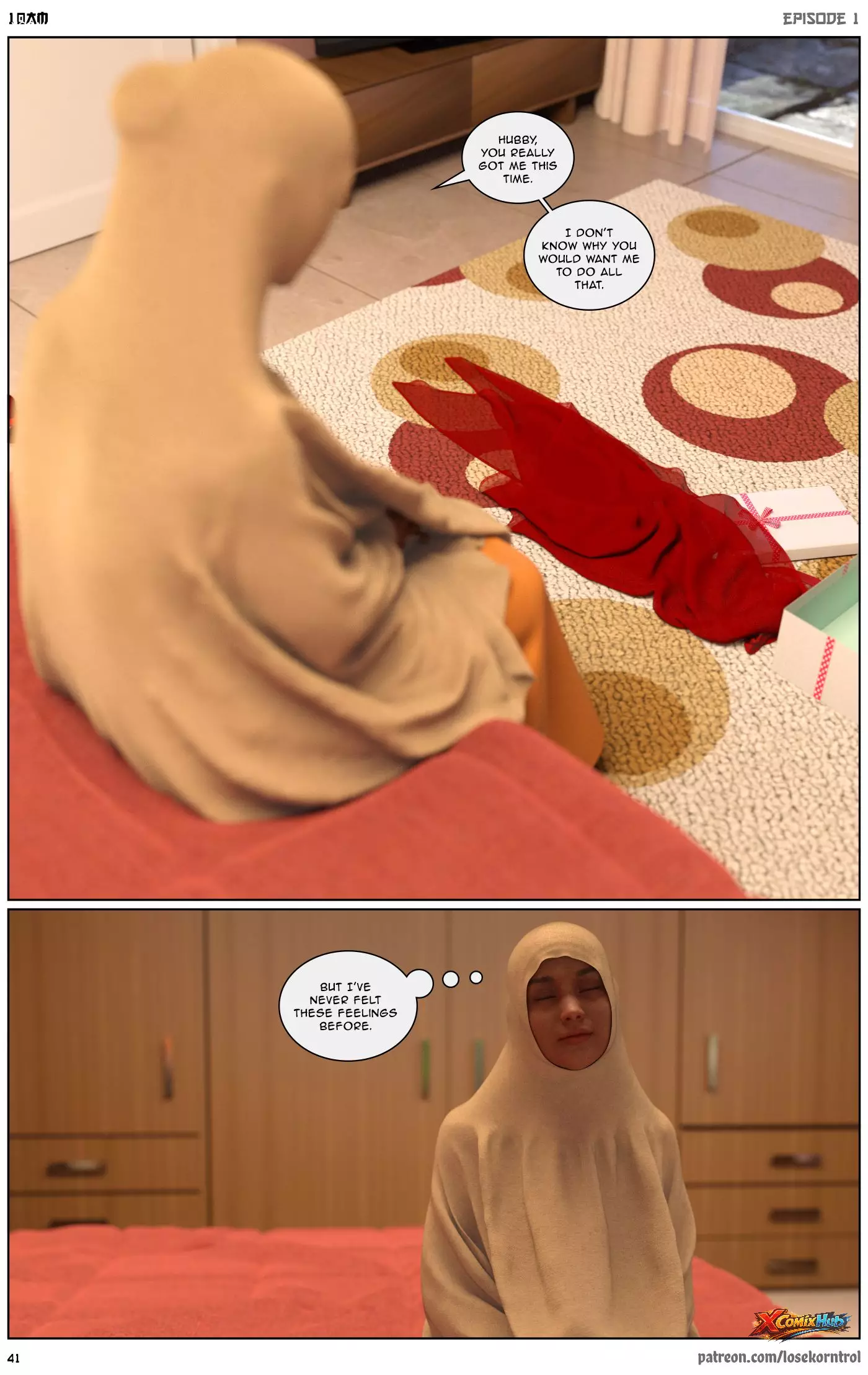 10 Am Chapter 1 Hijab 3dx Losekorntrol 042 Page 42 10 Am Chapter 1 Hijab 3dx Losekorntrol 042 Comic Page 42