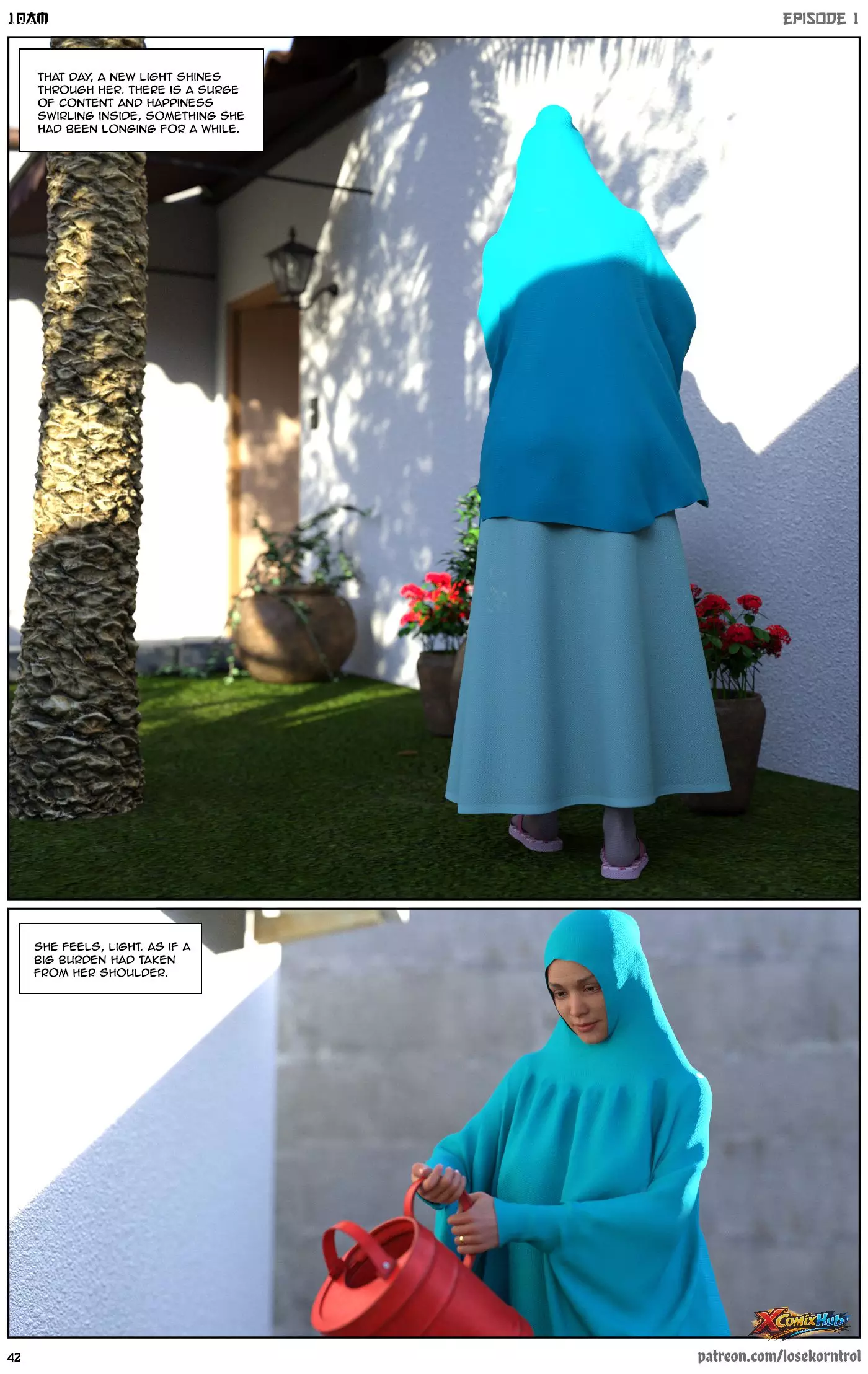 10 Am Chapter 1 Hijab 3dx Losekorntrol 043 Page 43 10 Am Chapter 1 Hijab 3dx Losekorntrol 043 Comic Page 43