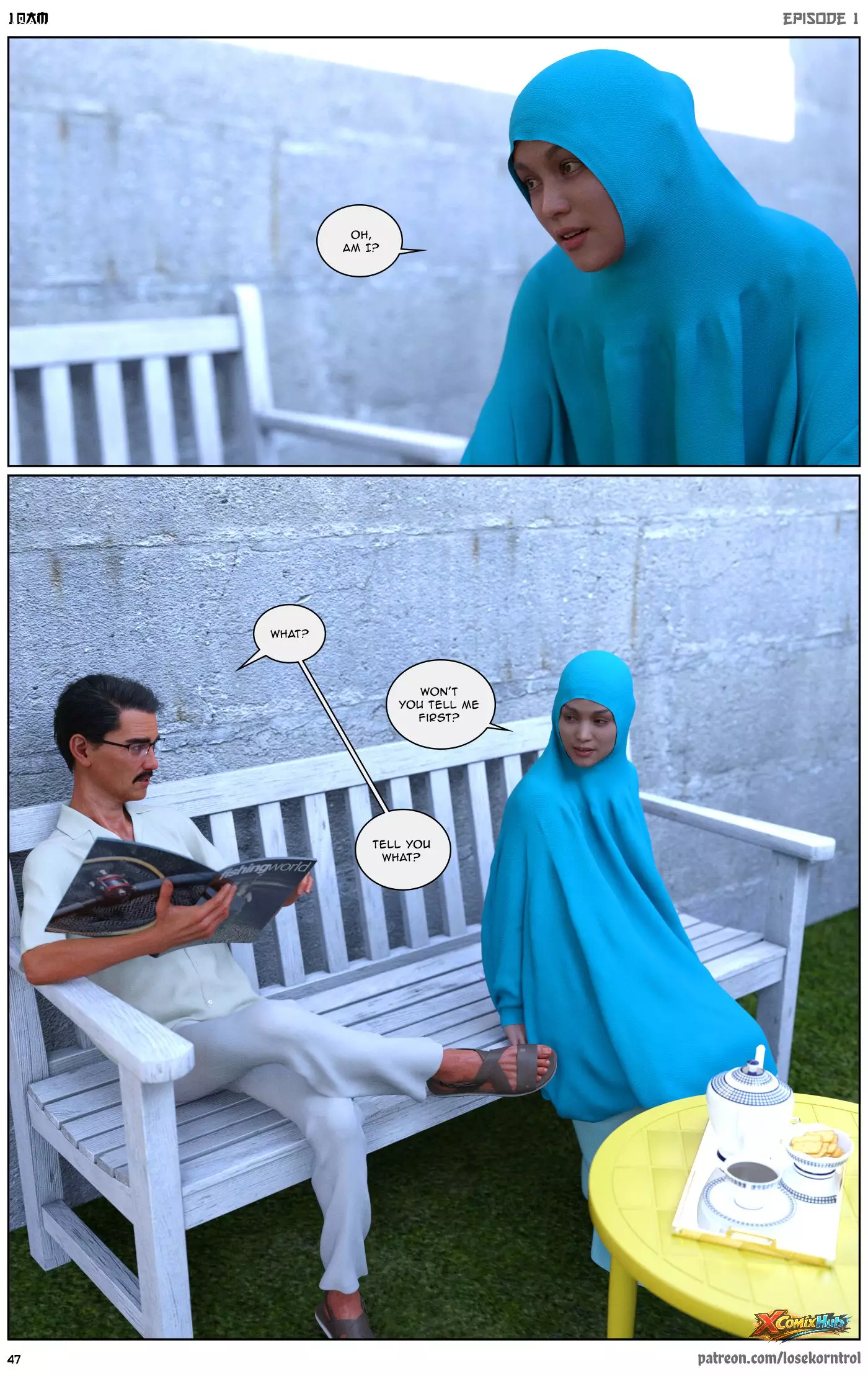 10 Am Chapter 1 Hijab 3dx Losekorntrol 048 Page 48 10 Am Chapter 1 Hijab 3dx Losekorntrol 048 Comic Page 48