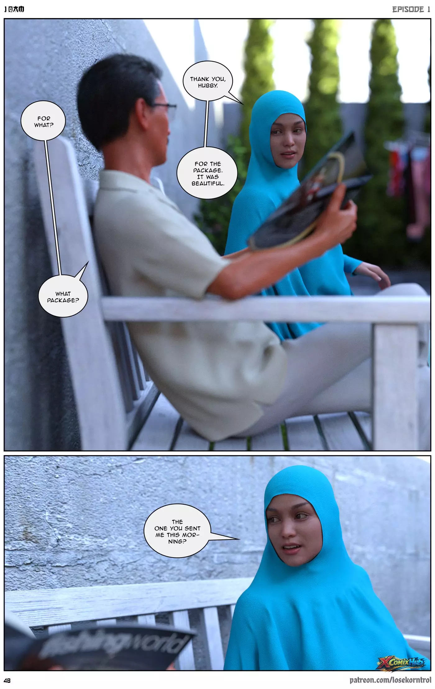 10 Am Chapter 1 Hijab 3dx Losekorntrol 049 Page 49 10 Am Chapter 1 Hijab 3dx Losekorntrol 049 Comic Page 49