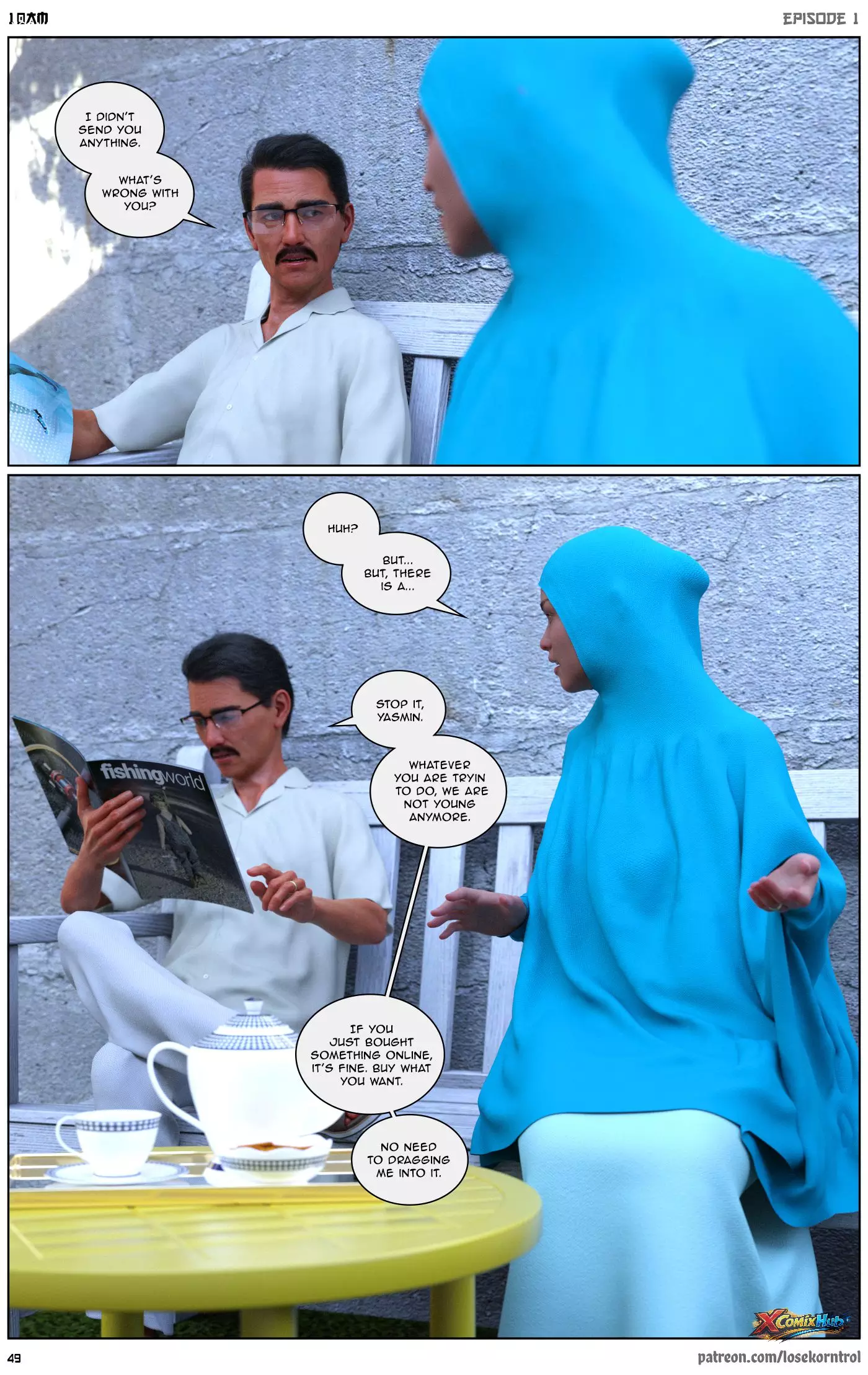 10 Am Chapter 1 Hijab 3dx Losekorntrol 050 Page 50 10 Am Chapter 1 Hijab 3dx Losekorntrol 050 Comic Page 50
