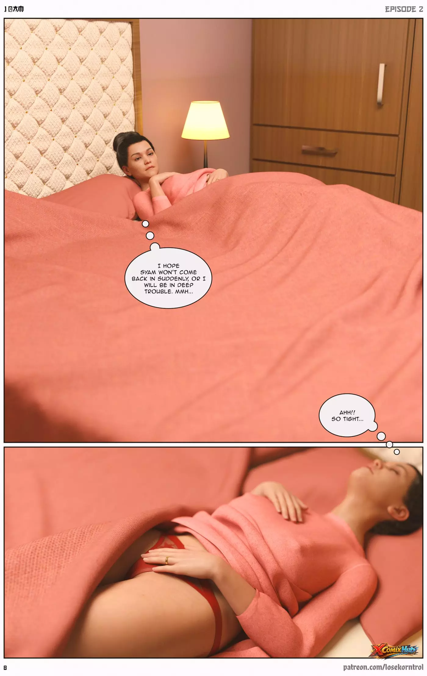 10 Am Chapter 2 Hijab 3dx Losekorntrol 008 Page 8 10 Am Chapter 2 Hijab 3dx Losekorntrol 008 Comic Page 8