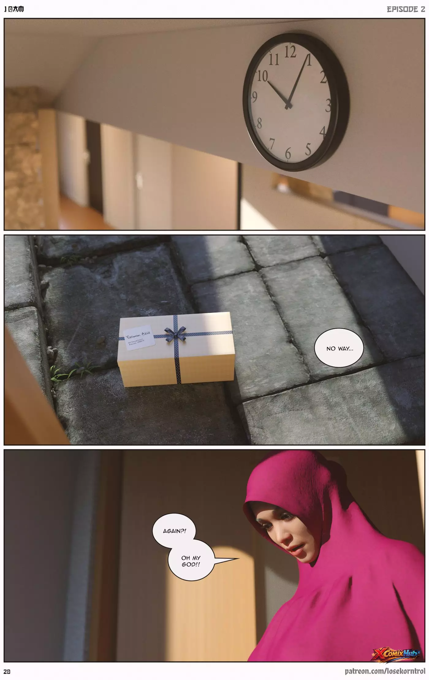 10 Am Chapter 2 Hijab 3dx Losekorntrol 020 Page 20 10 Am Chapter 2 Hijab 3dx Losekorntrol 020 Comic Page 20