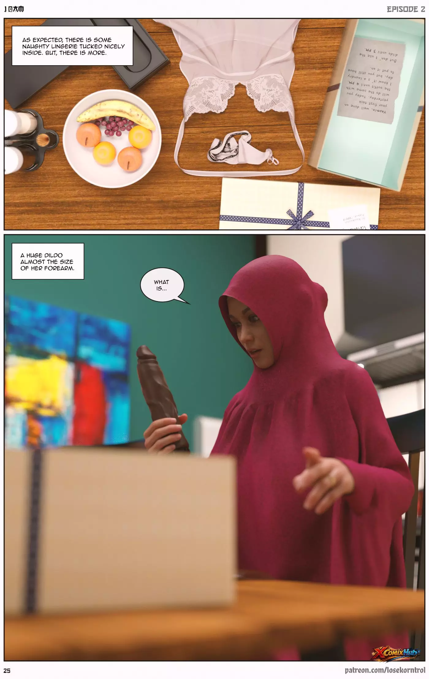 10 Am Chapter 2 Hijab 3dx Losekorntrol 025 Page 25 10 Am Chapter 2 Hijab 3dx Losekorntrol 025 Comic Page 25