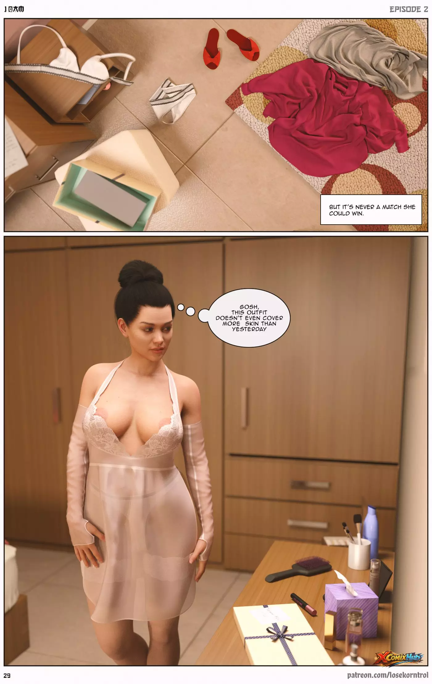 10 Am Chapter 2 Hijab 3dx Losekorntrol 029 Page 29 10 Am Chapter 2 Hijab 3dx Losekorntrol 029 Comic Page 29