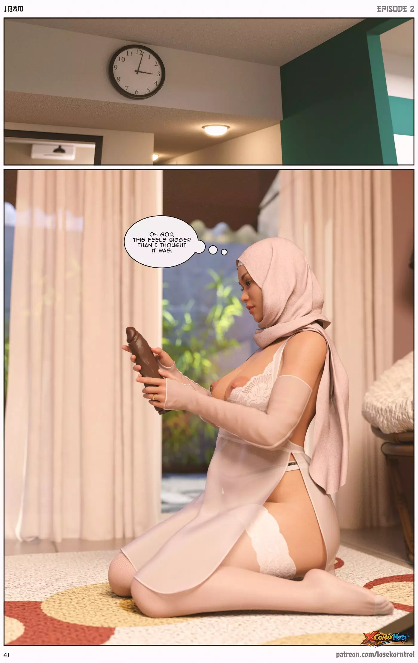 10 Am Chapter 2 Hijab 3dx Losekorntrol 041 Page 41 10 Am Chapter 2 Hijab 3dx Losekorntrol 041 Comic Page 41